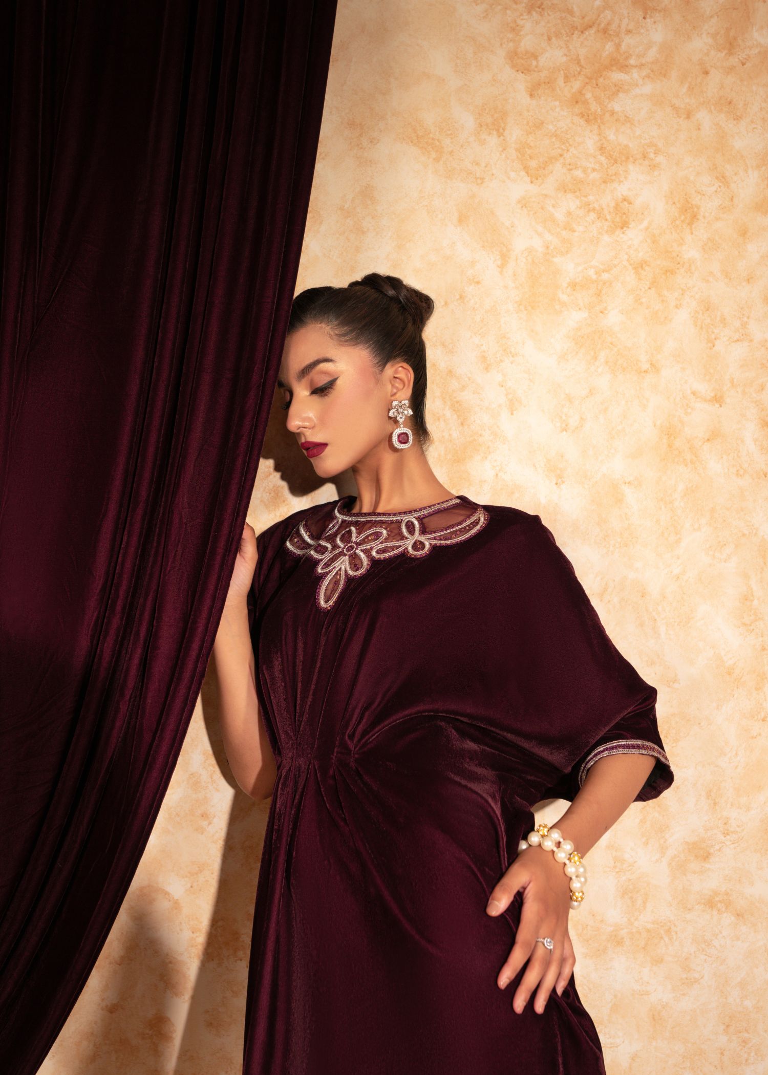 Fozia Khalid Ruby Women 1pcs