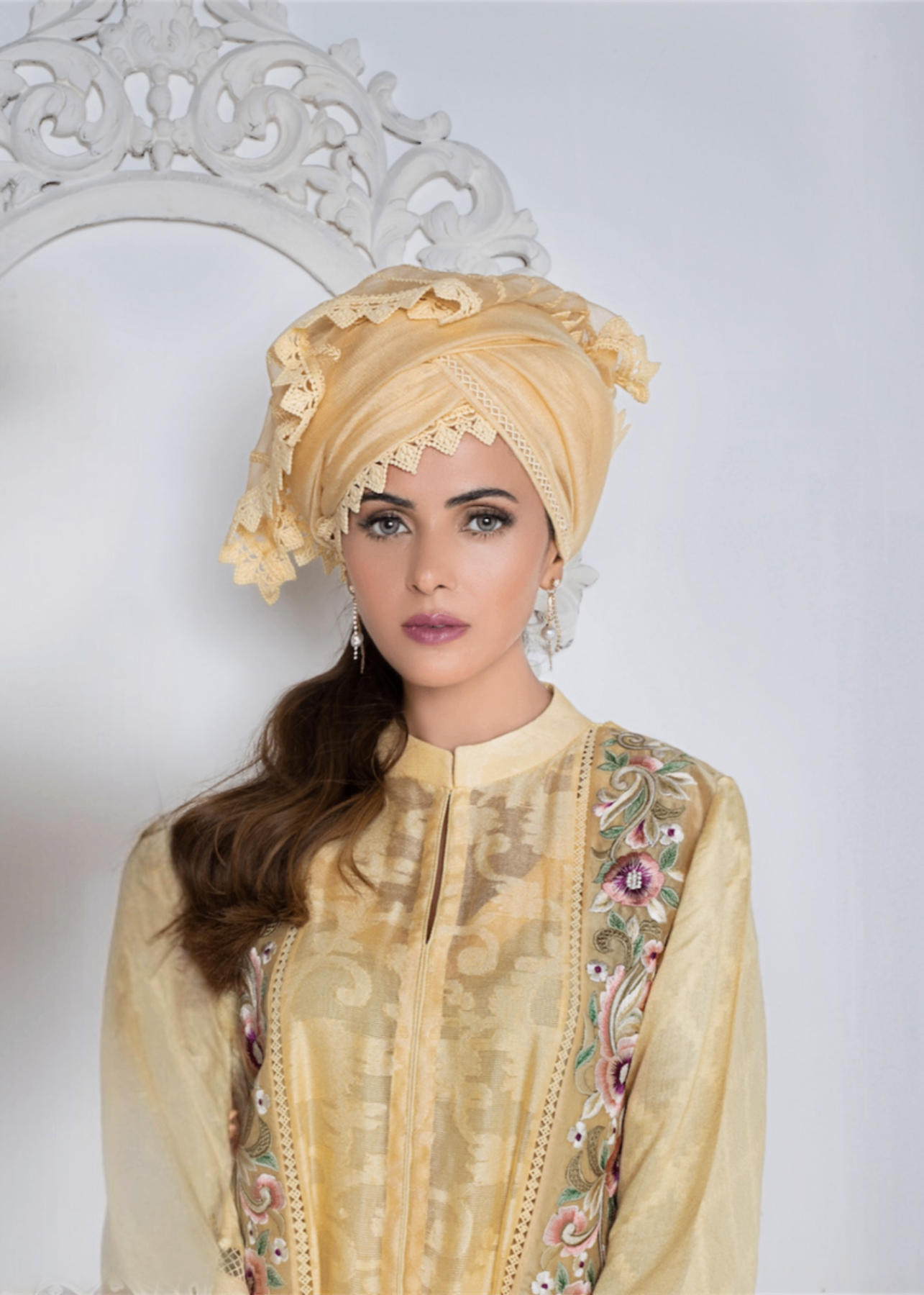 Ridah Naeem Ochre Blossoms Women 2pcs
