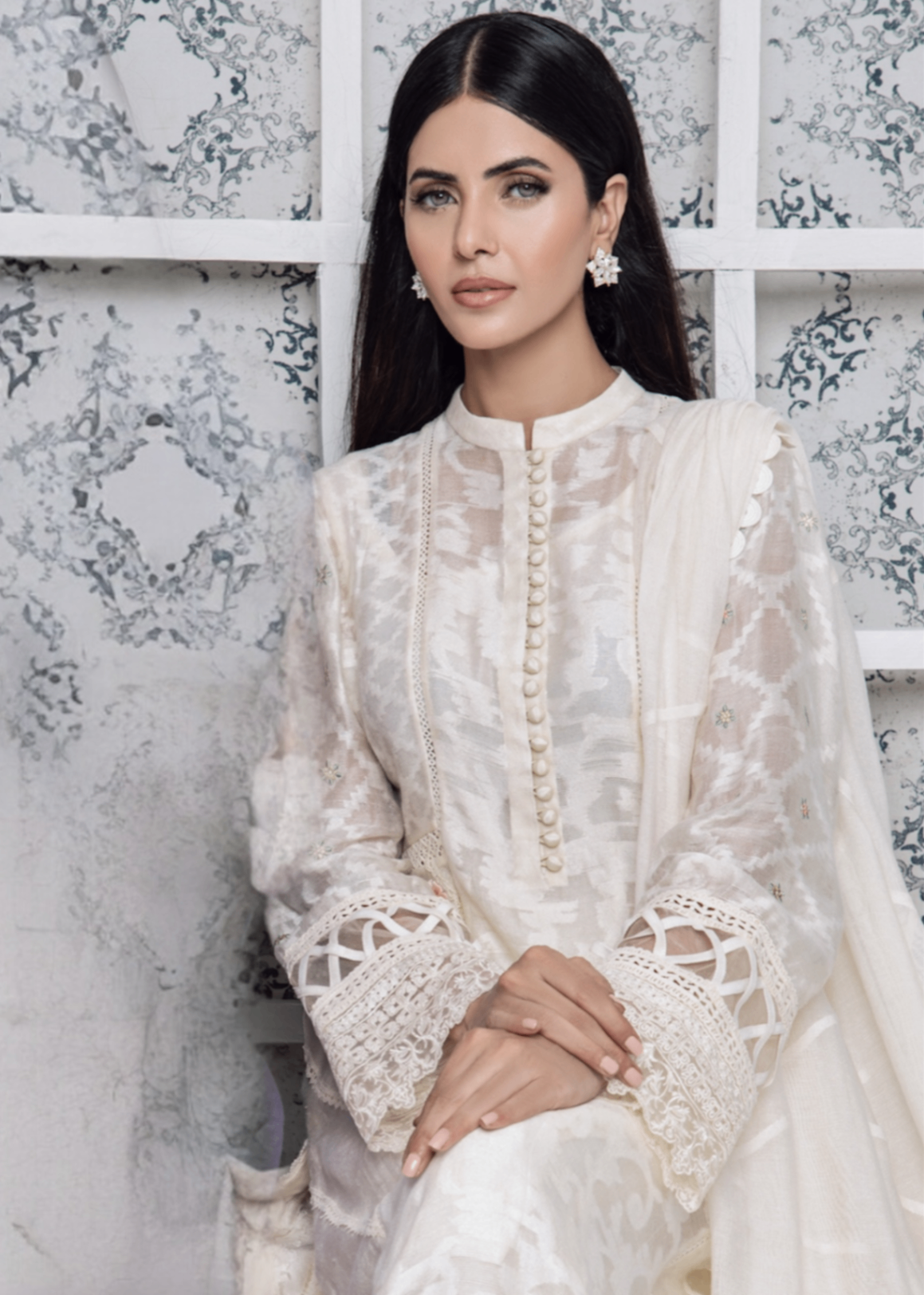 Ridah Naeem Ivory Chic Women 2pcs