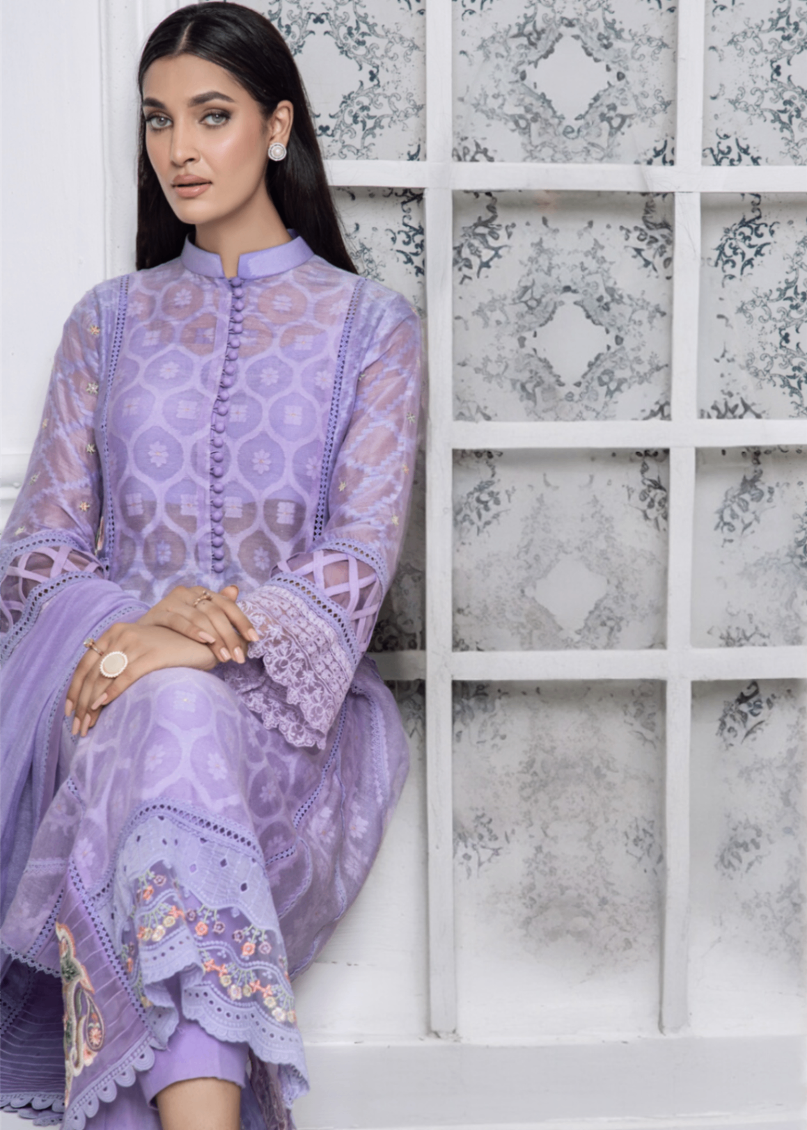 Ridah Naeem Lavender Chic Women 2pcs