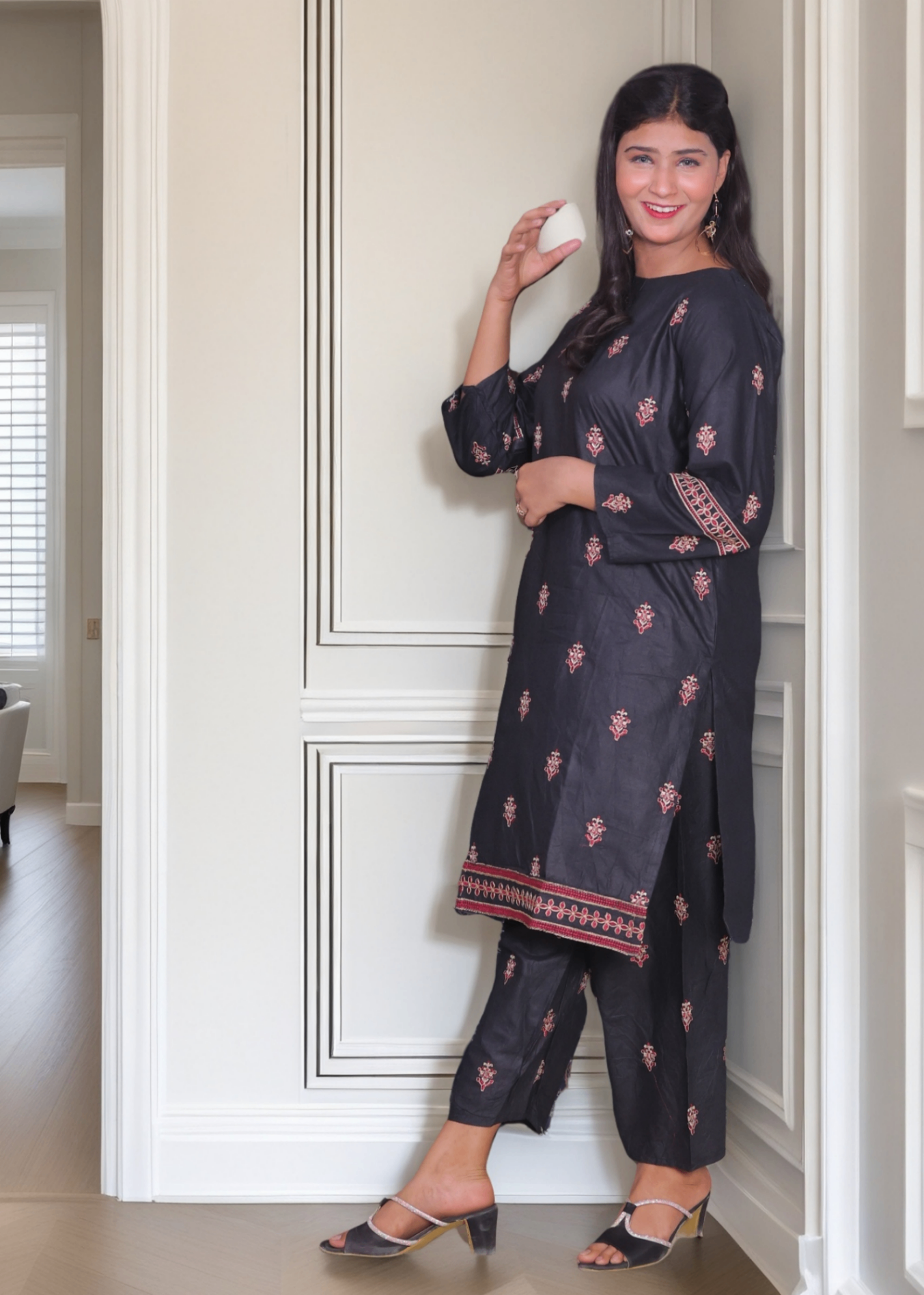 Saifron Ainy Black Women 2pcs