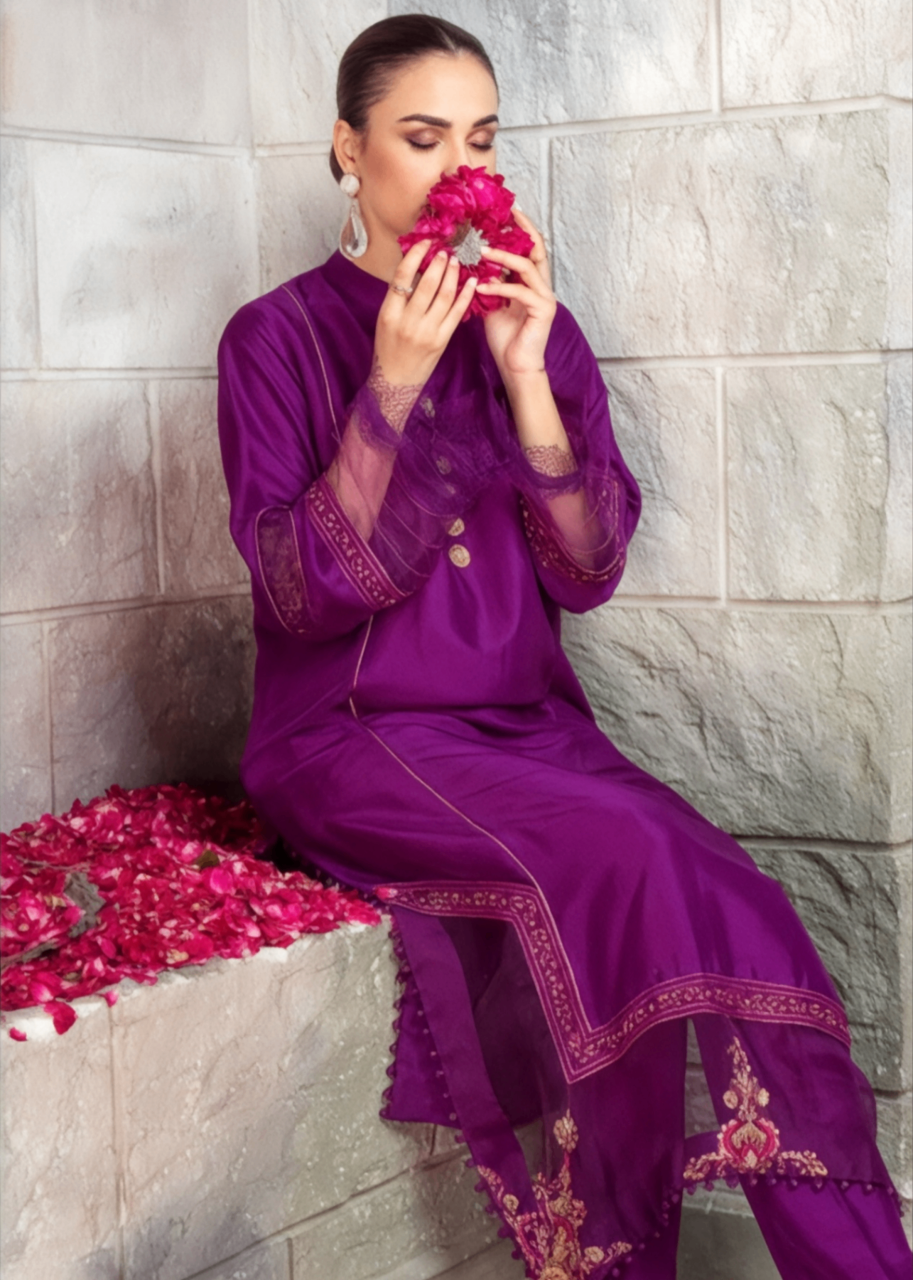 Ridah Naeem Royal Purple Masterpiece Women 1pcs