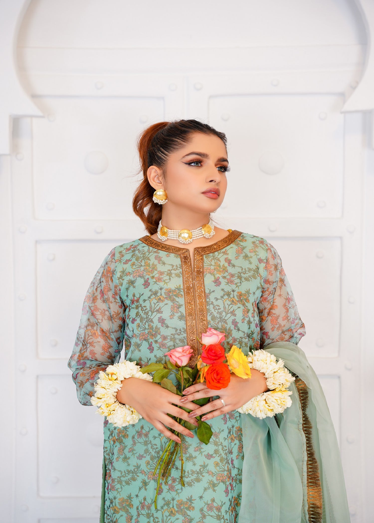 Emeralds AQUA PALE Women 3pcs