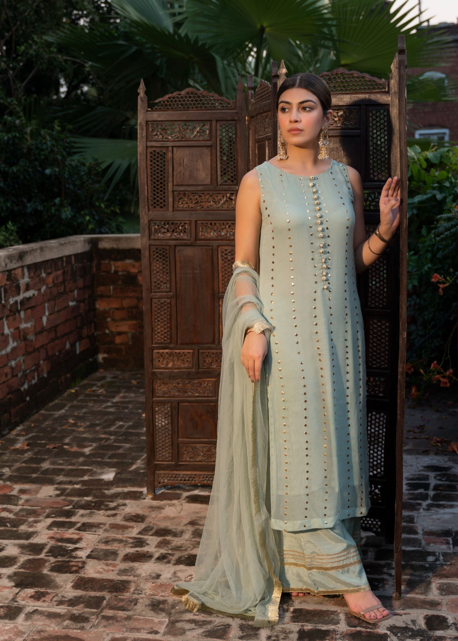 Hem Bird of Paradise Light Baby Blue Women 3pcs