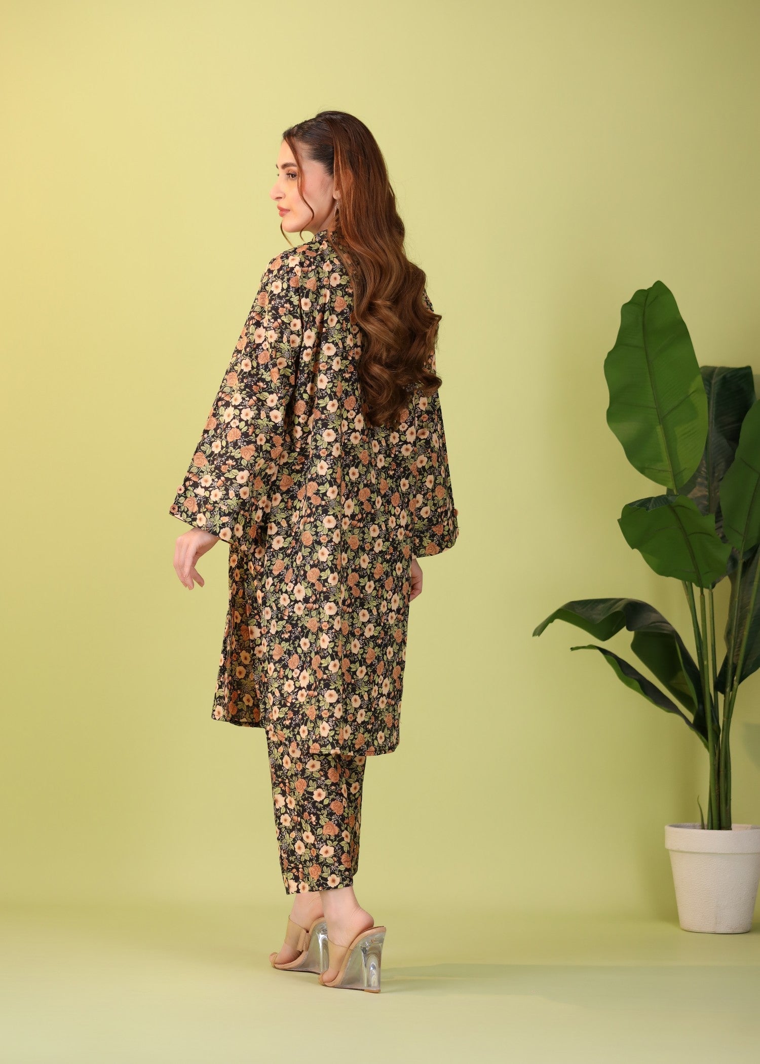 Mhw Floral Black Women 2pcs