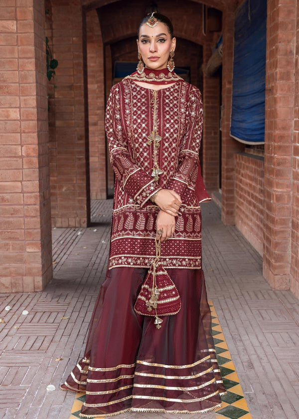 Misl Seriyah Maroon Women 3pcs
