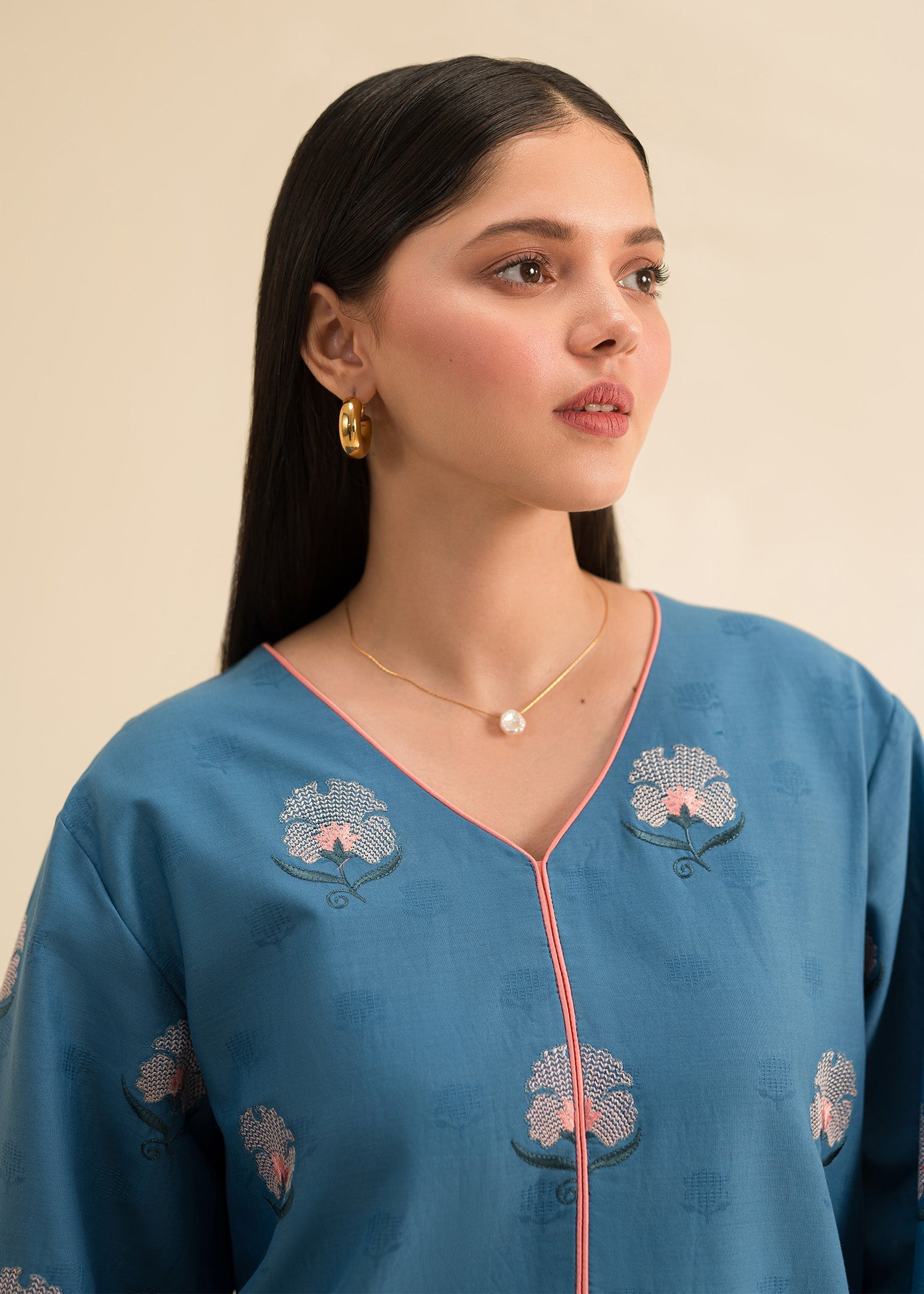 Sadaf Fawad Khan Summer Sky Women 1pcs