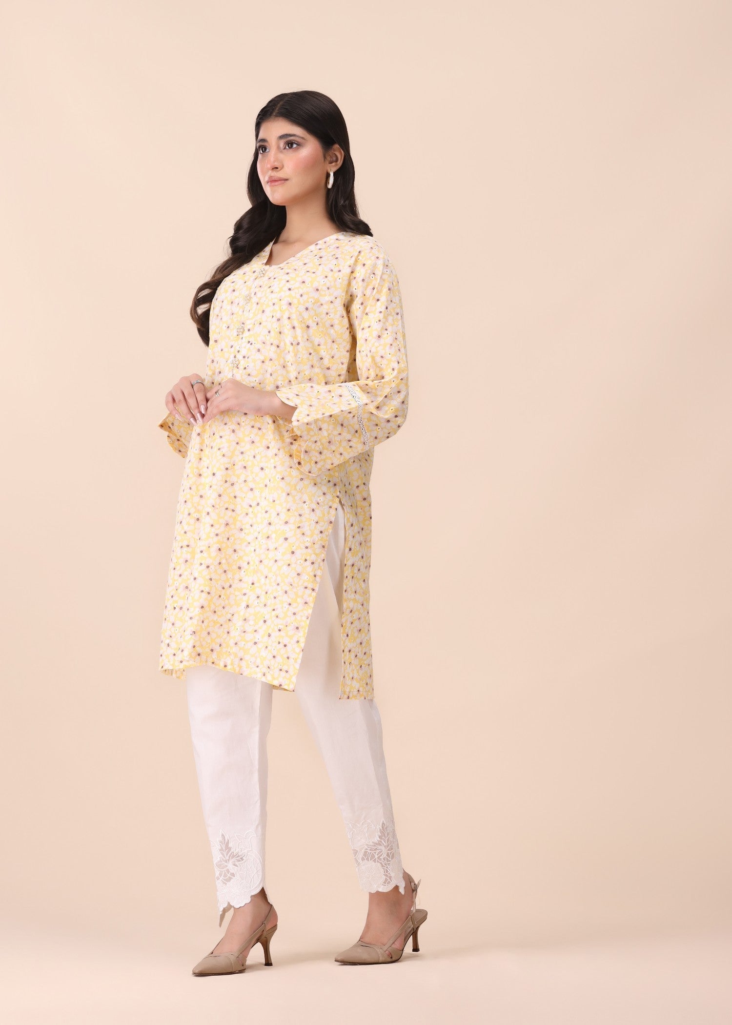 Mhw Floral Chikankari Women 2pcs