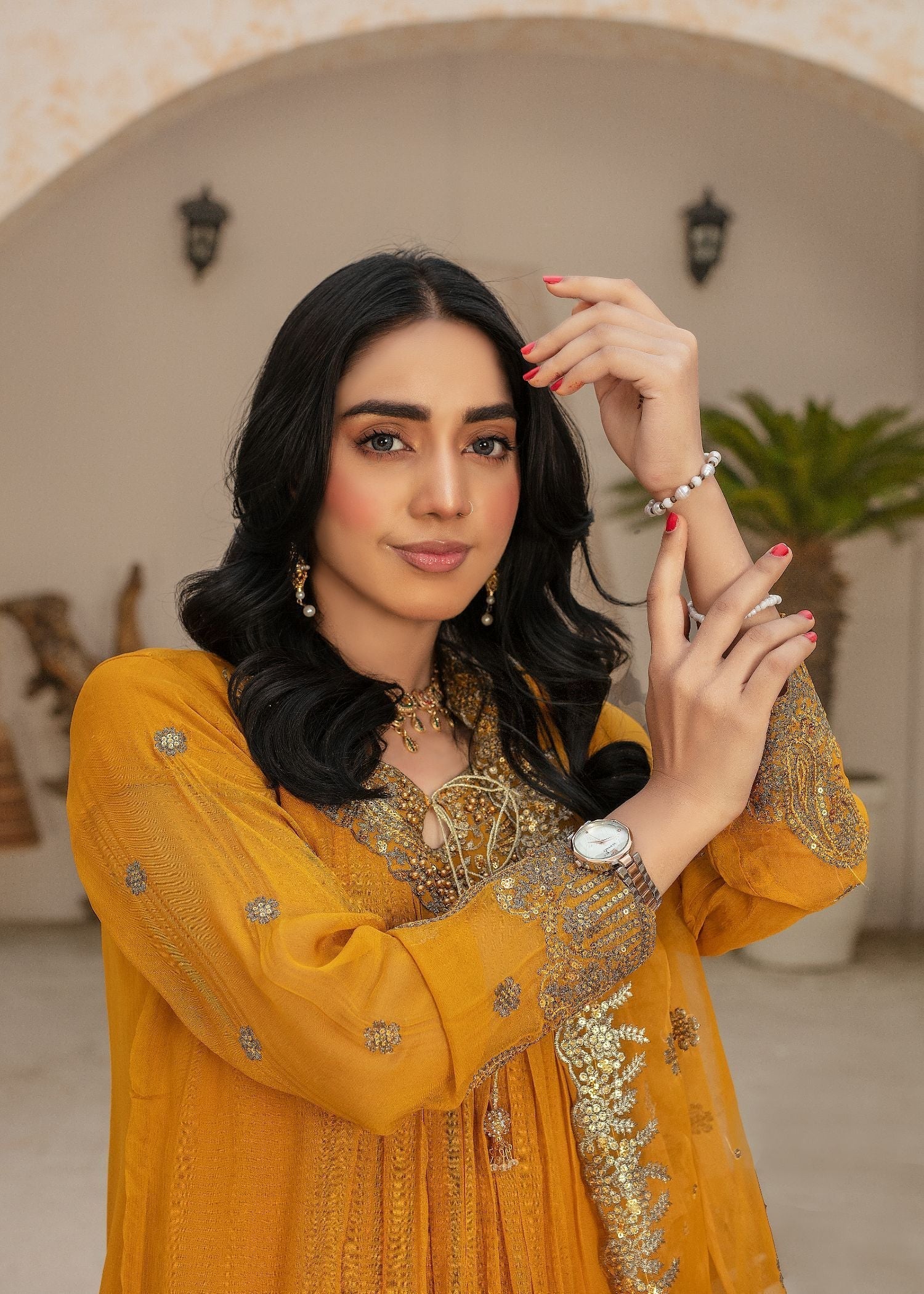 Pehnawa By Bin Akram’s LUSTROUS LEGACY MST CHIFFON/ORGANZA Women 3pcs