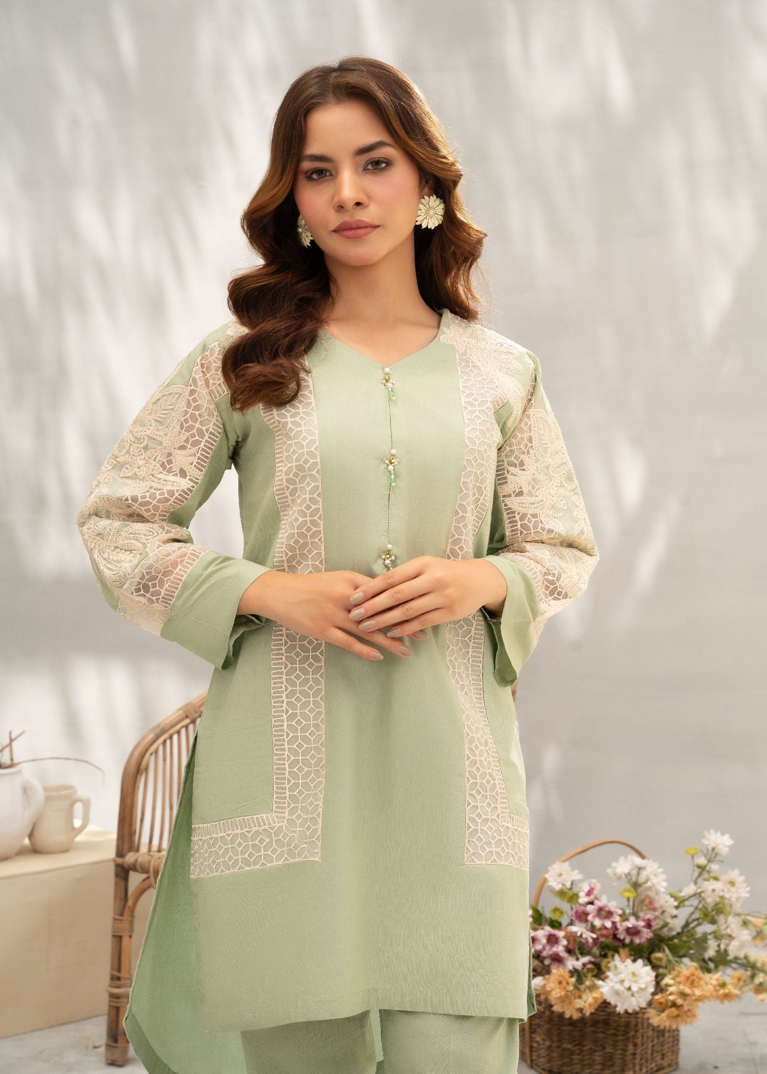 Sahibas By Mirza Almira (Pista) Women 2pcs