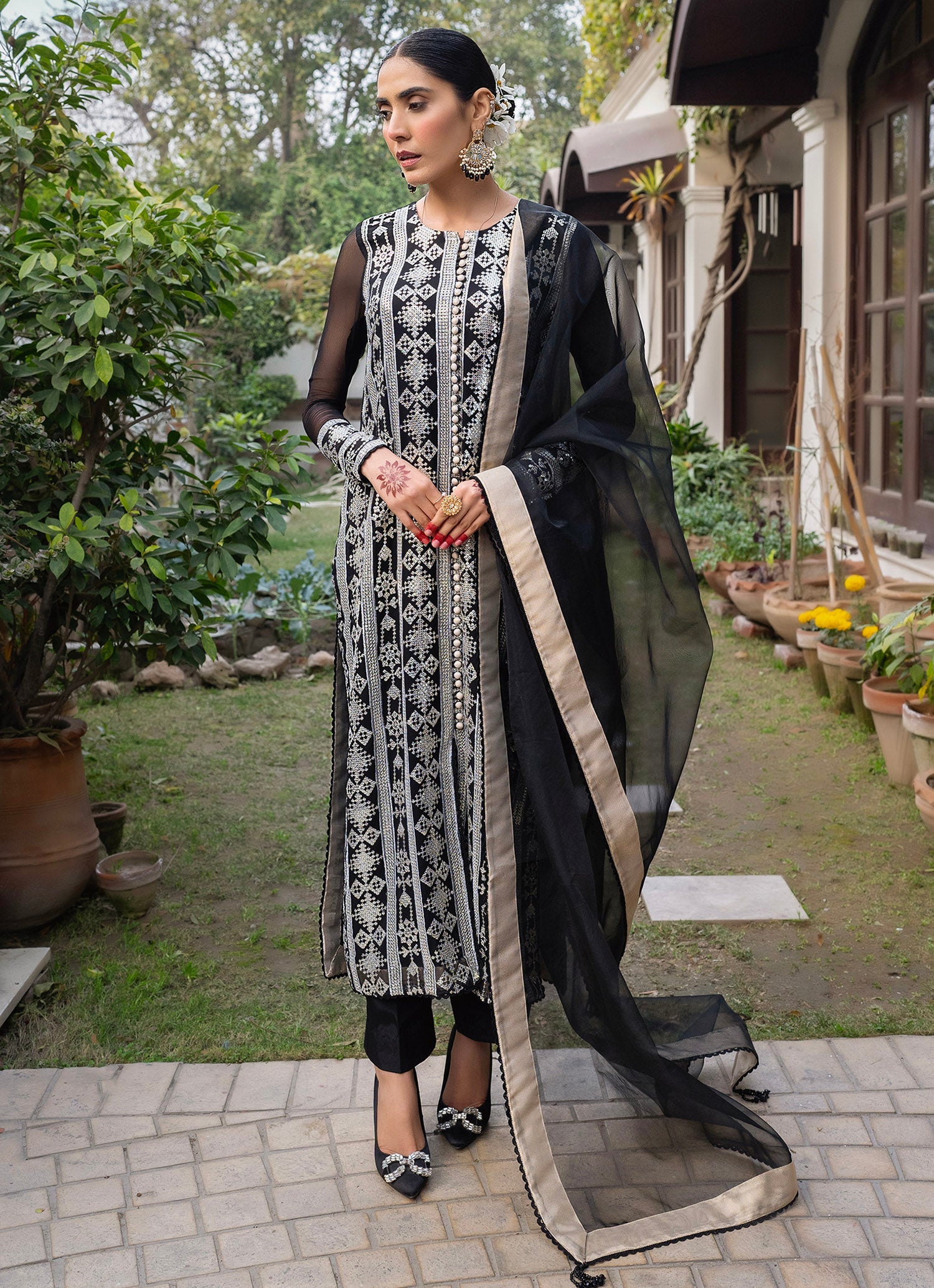 Zarsah Midnight ensemble Women 3pcs