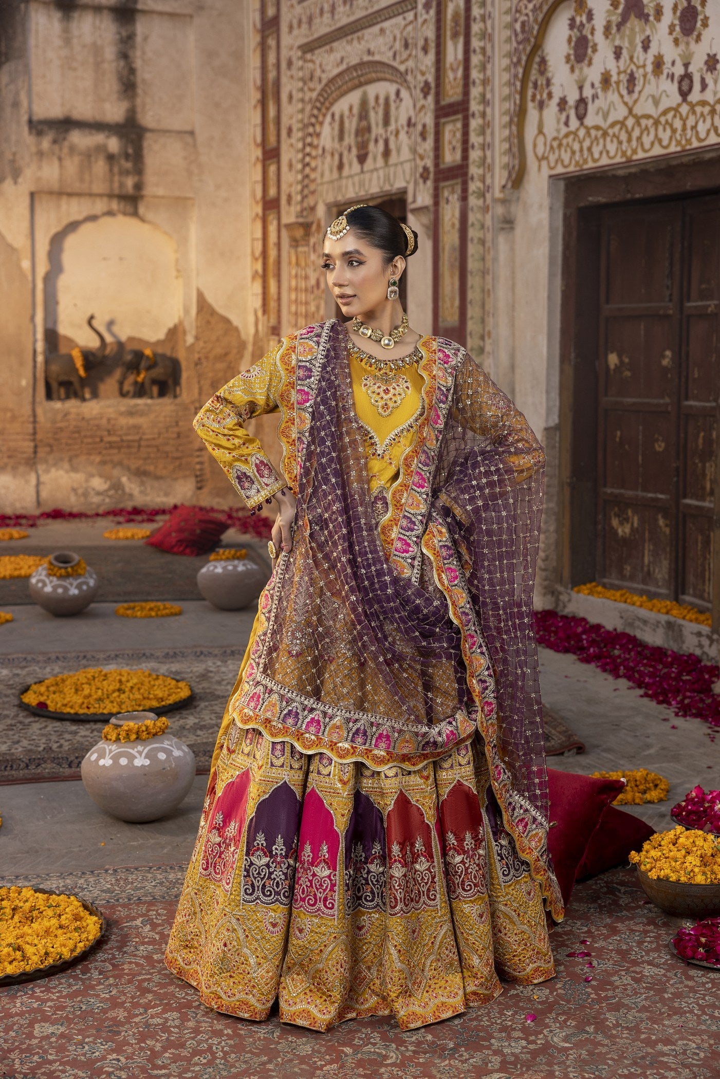 Shahjahan - Feel Royal SJ 23032 YELLOW Women 3pcs