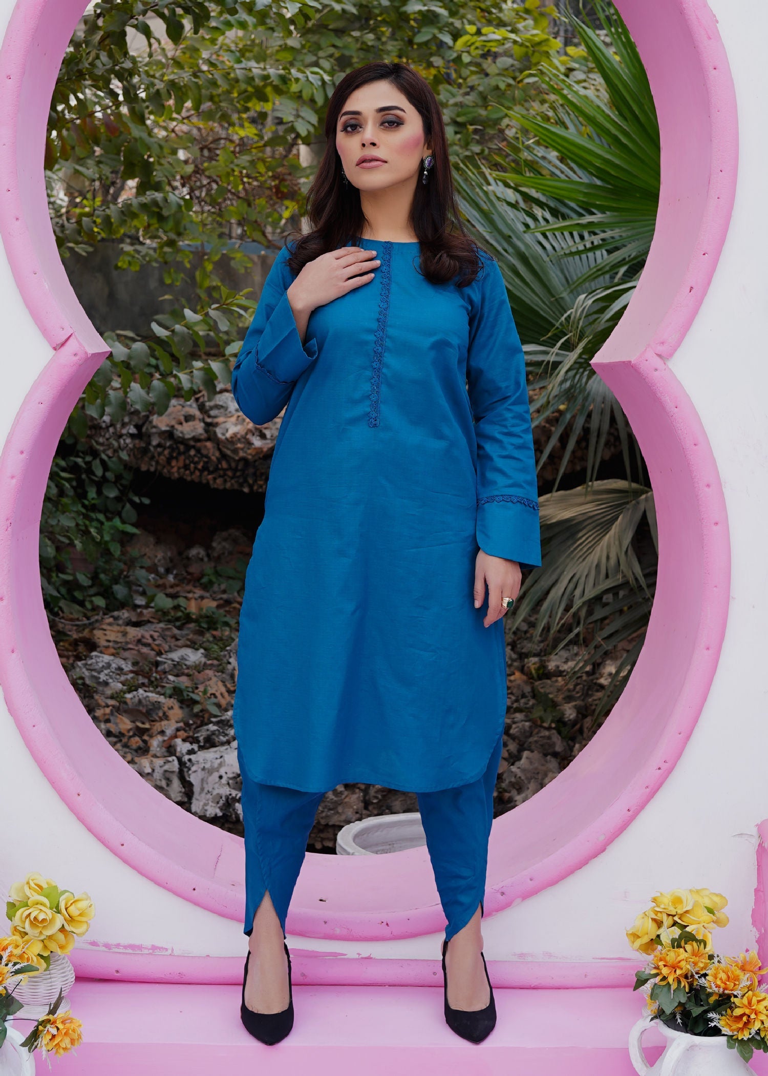 Yolo Pret RIB LAWN SOLID S24 0004 Women 2pcs