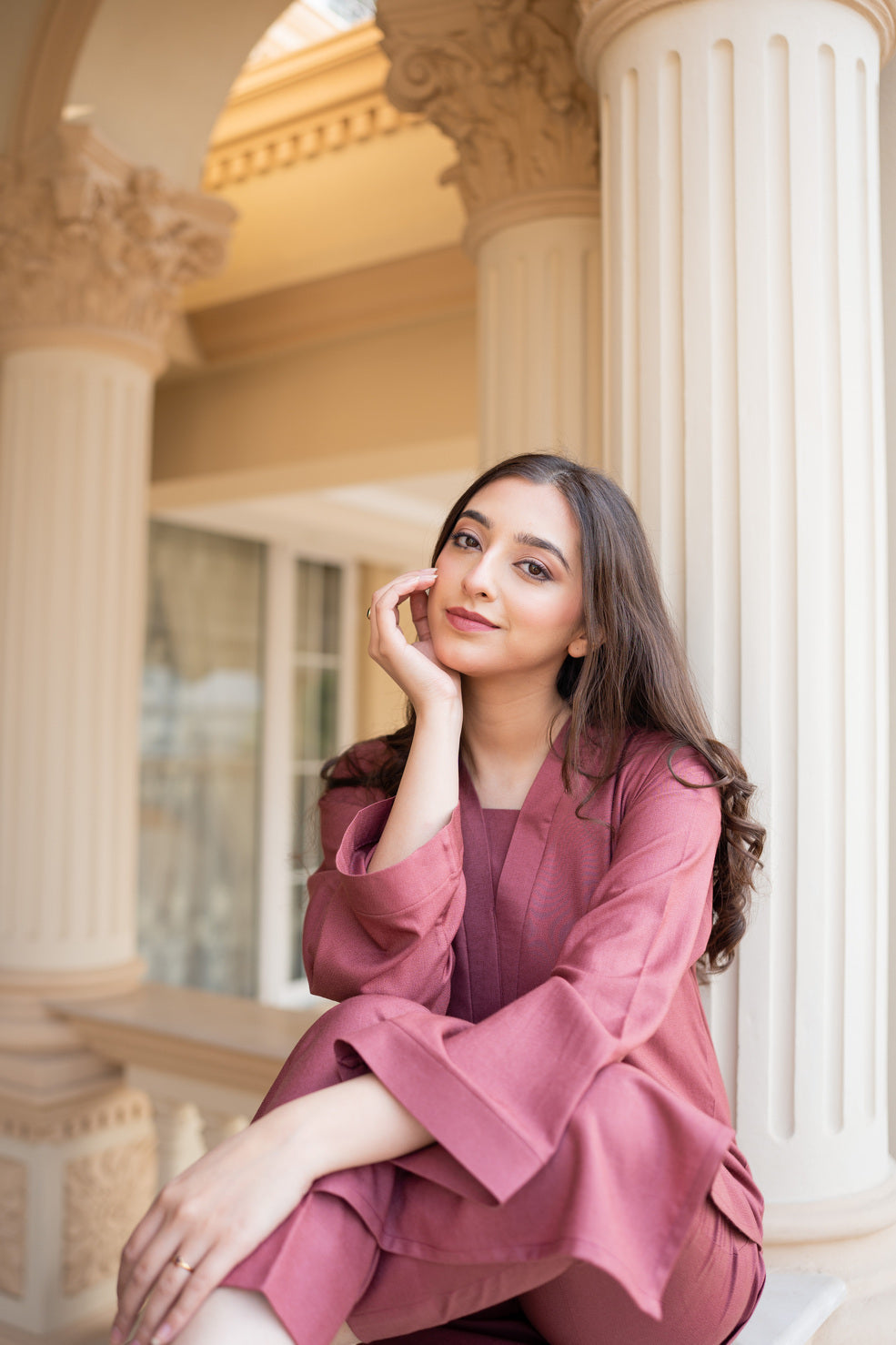 Aisling By Nirmal Rose Pink Women 2pcs