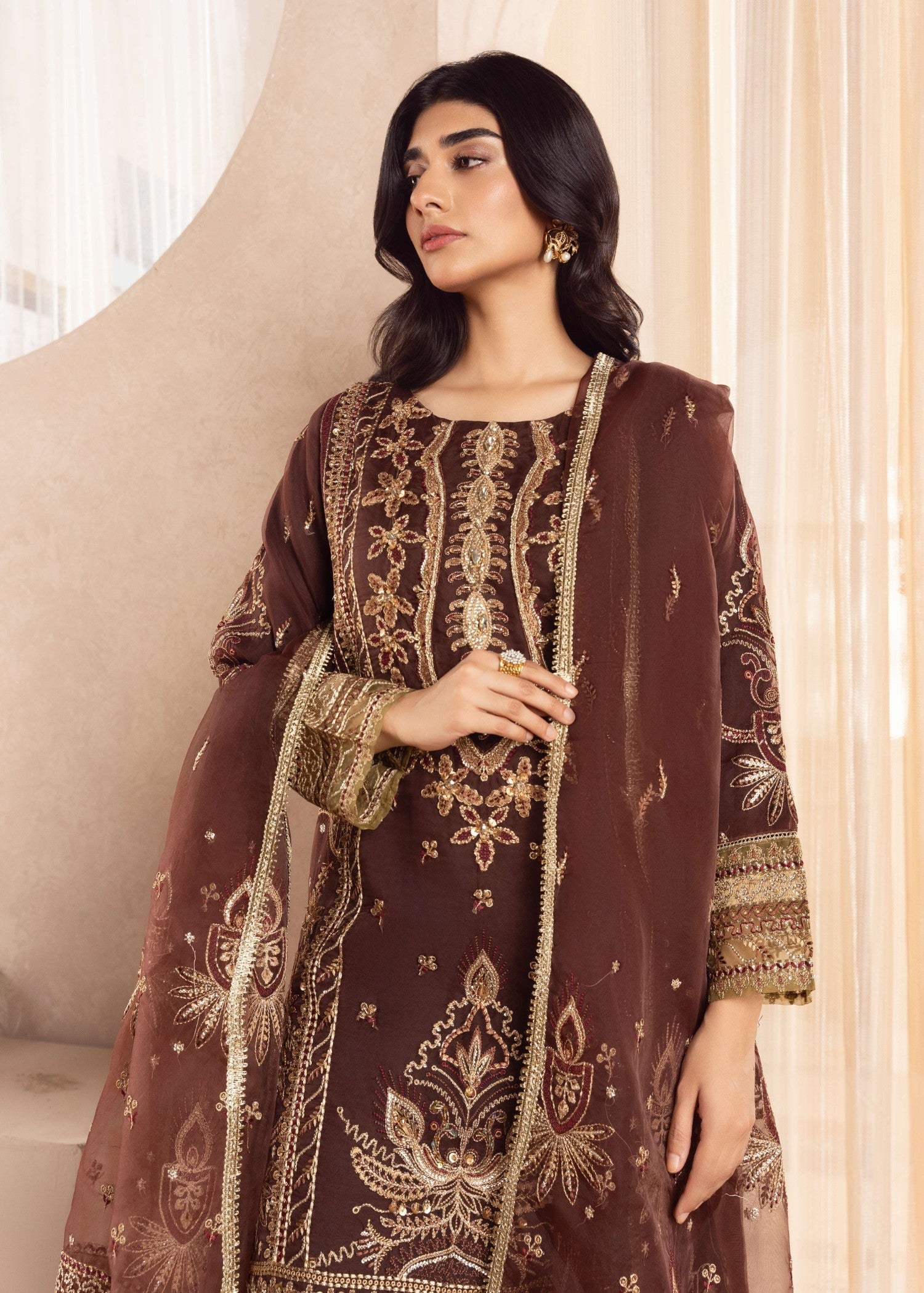 Zebaye Zareen US 551 chocolate brown(SB) Women 3pcs