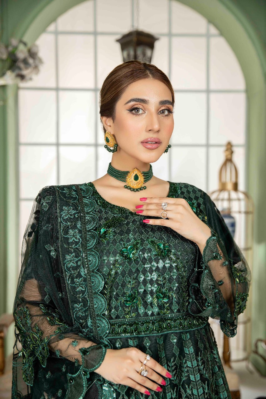 Zarqun 2222b green Women 3pcs