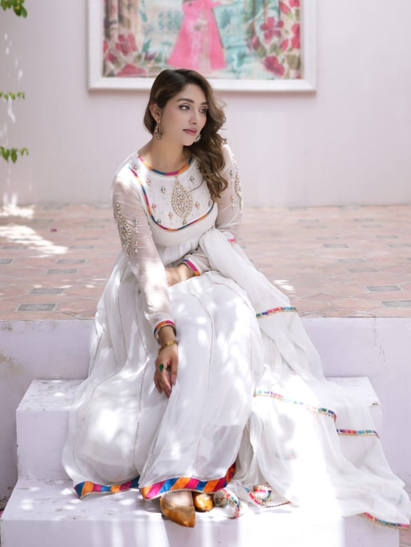 Rang-e-Meeras Chandni Pishwas Women 2pcs