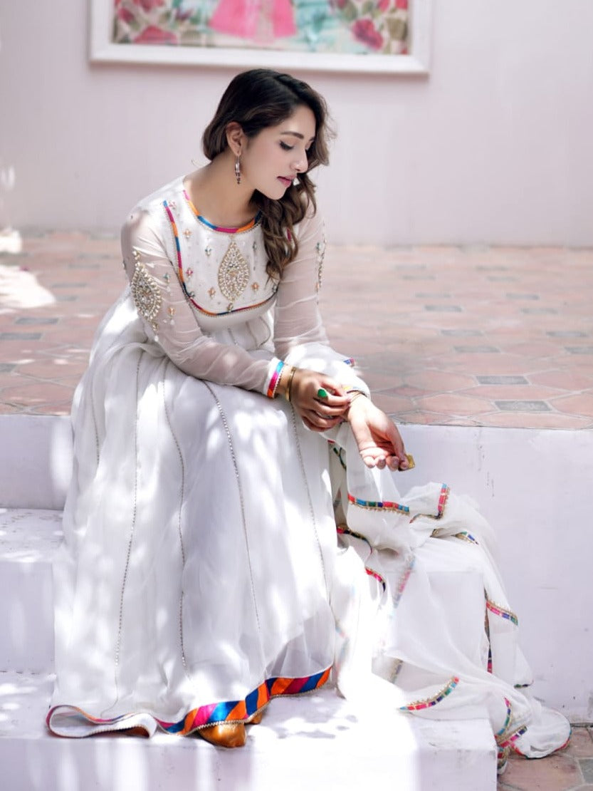 Rang-e-Meeras Chandni Pishwas Women 2pcs