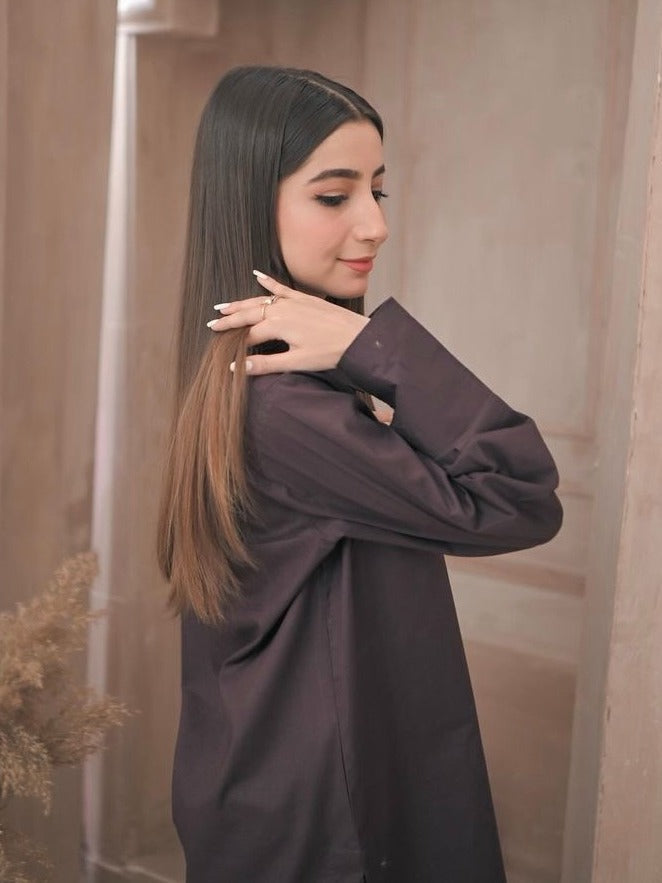 Zauk Umber Two Piece Dress Women 2pcs