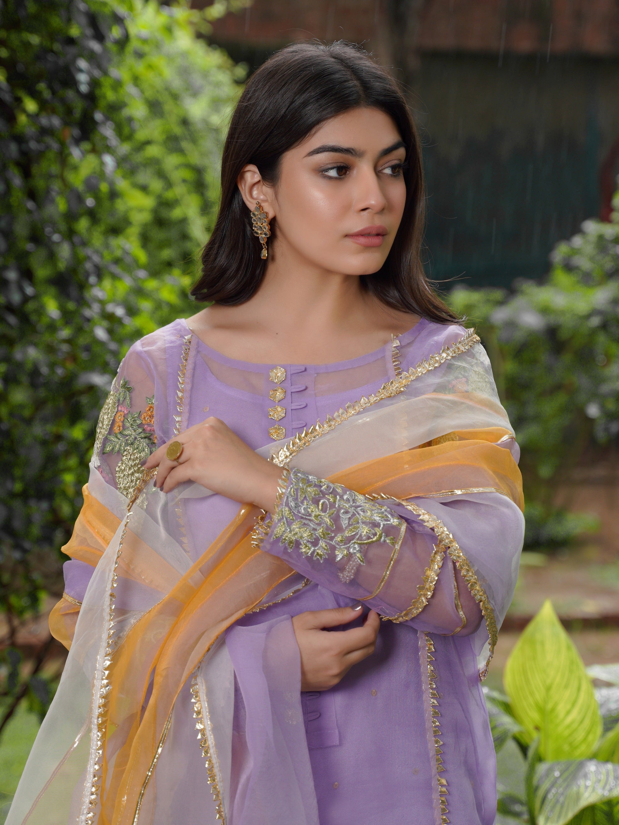 Hem Lotus Outfit Lilac Women 4pcs