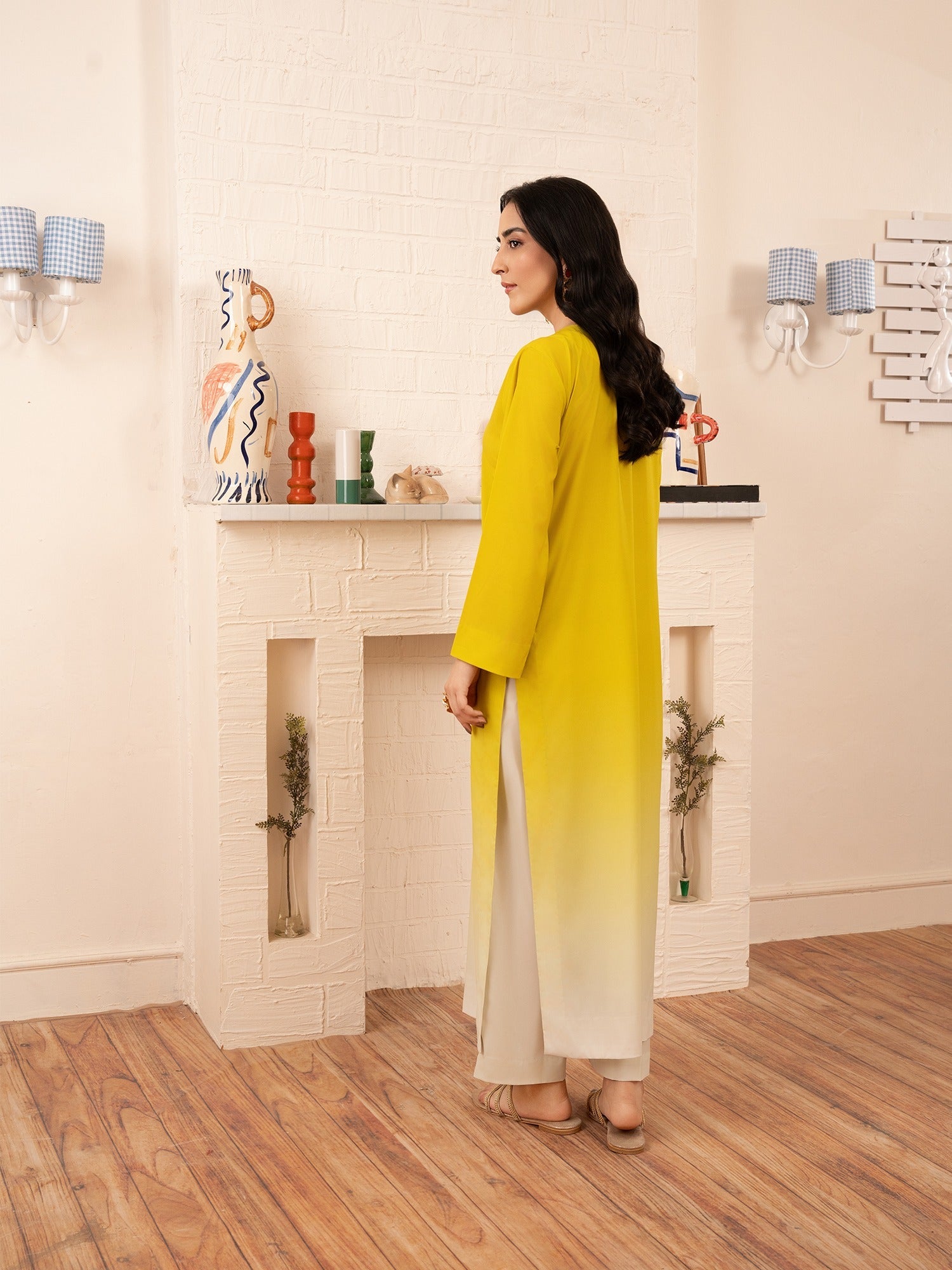 Stitch Vibes Lime Green Tonal Dress Women 2pcs