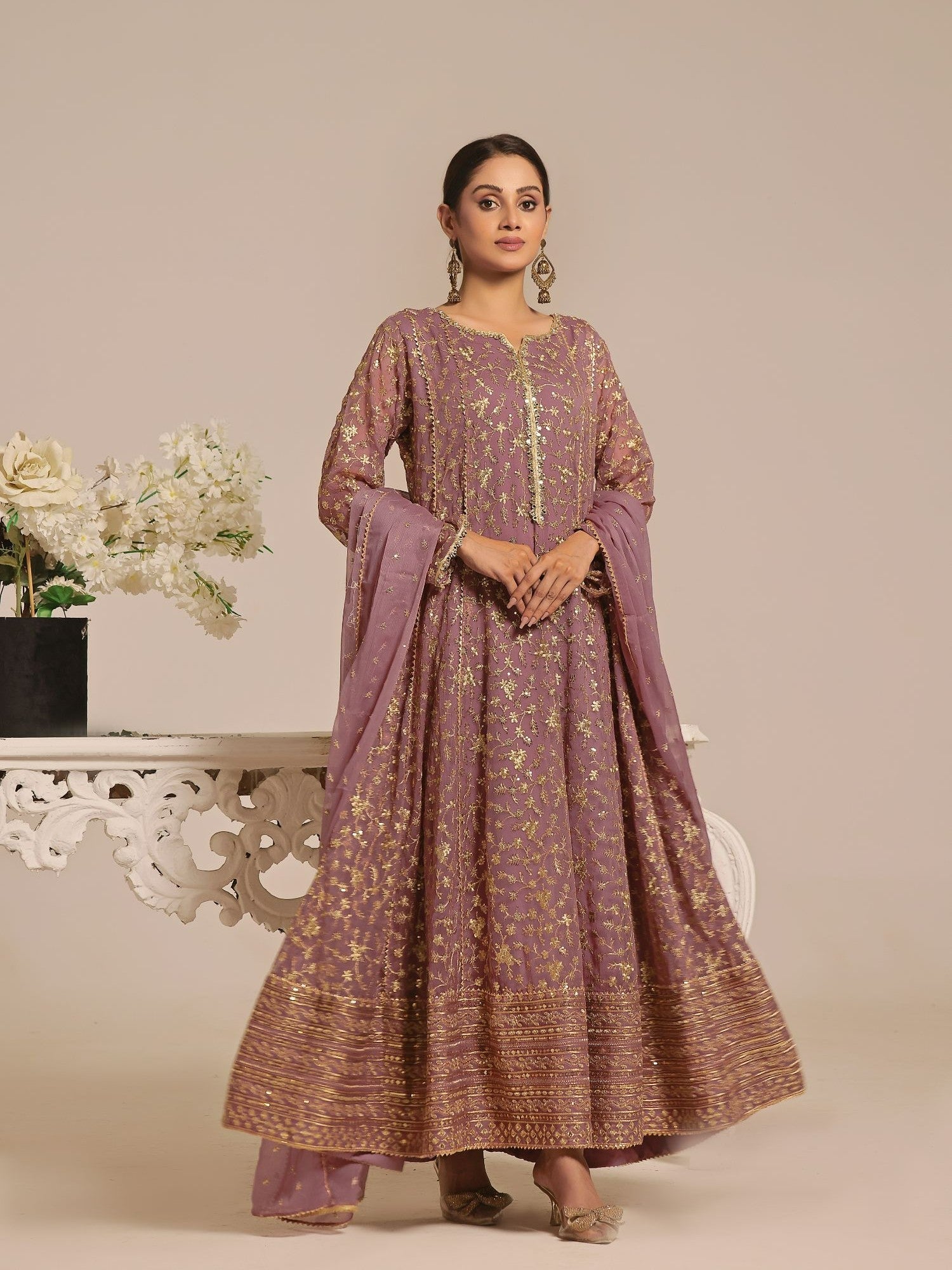 Ayesha Closet Sawariya Lavender Gleam Women 3pcs