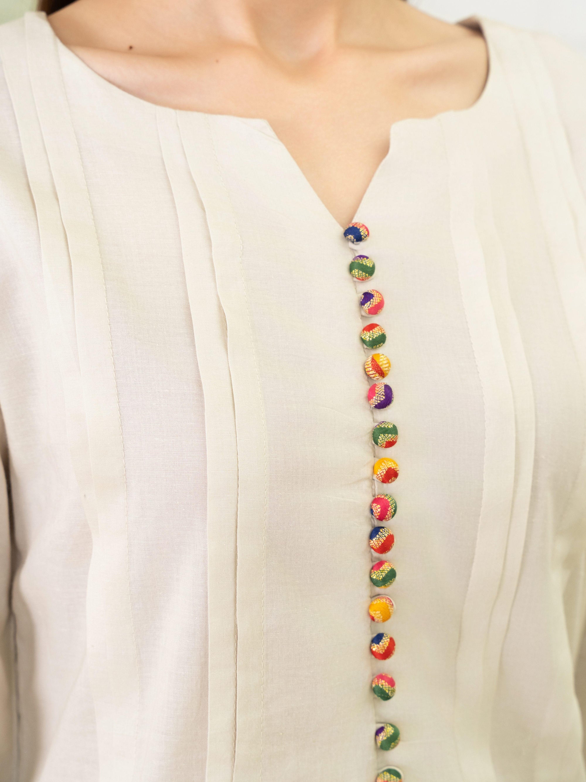 Sahibas By Mirza Gulejahan Ivory Women 2pcs