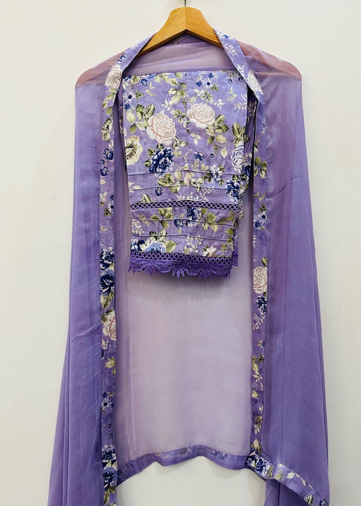 Ayesha B lilac lawn suit Women 3pcs