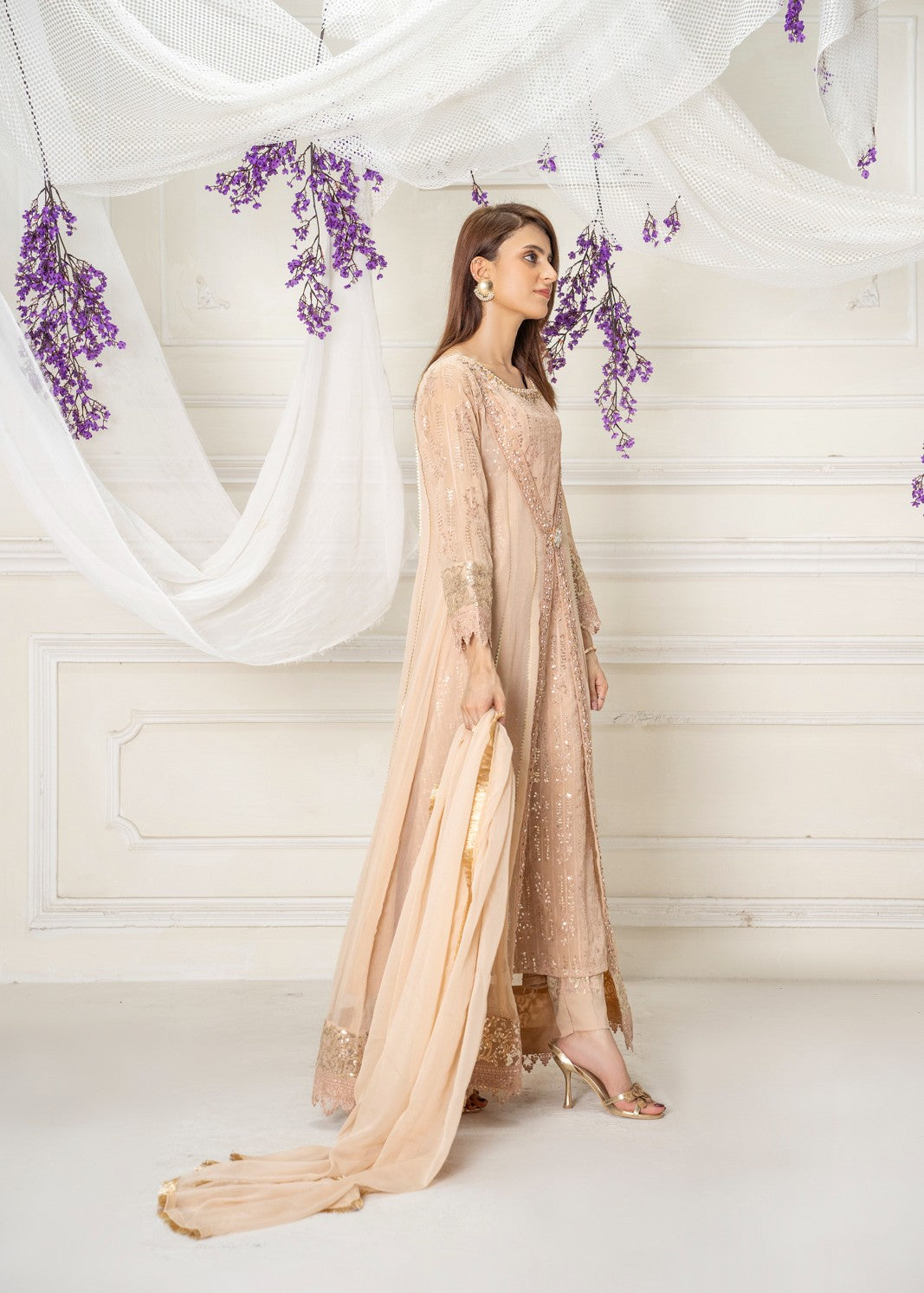 Manahils B 005 PEACH Women 4pcs