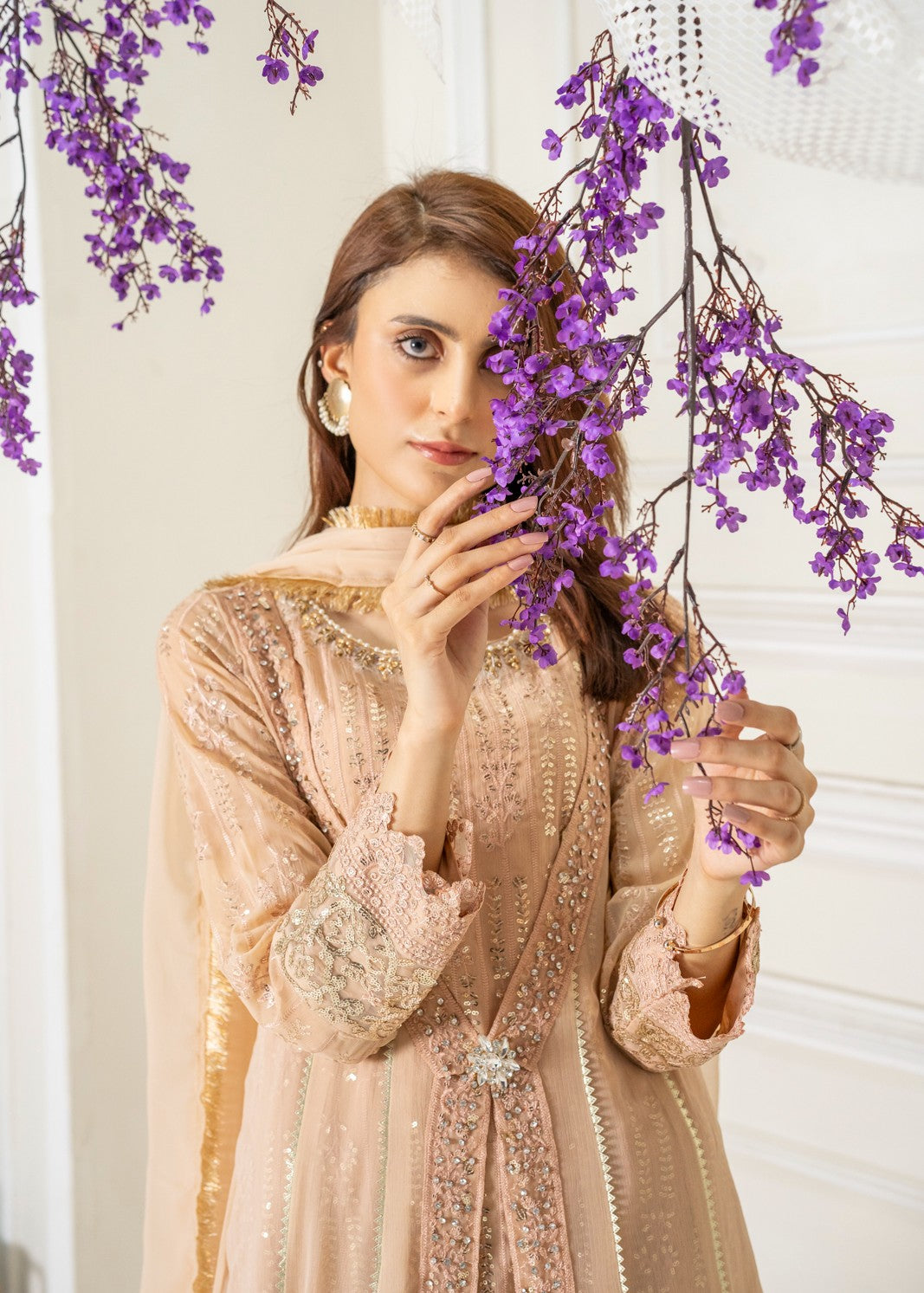 Manahils B 005 PEACH Women 4pcs