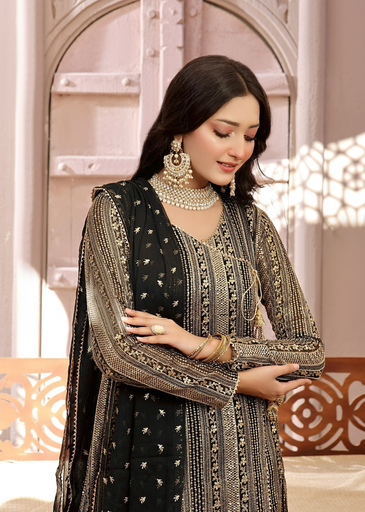 Ayesha Closet Saajan Black Beauty Women 3pcs