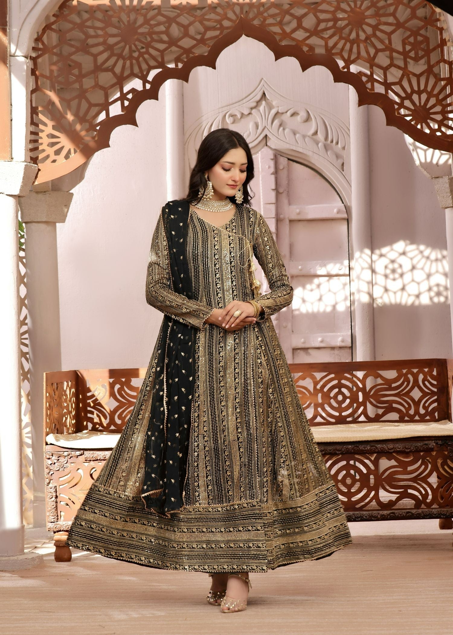 Ayesha Closet Saajan Black Beauty Women 3pcs