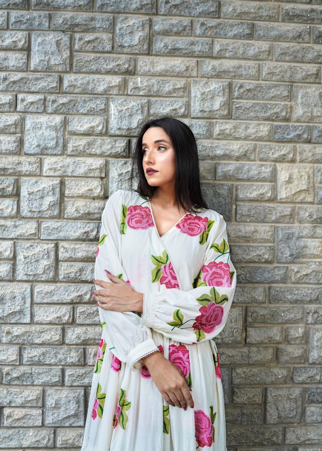 Akhrot Clothing White Primrose Women 2pcs