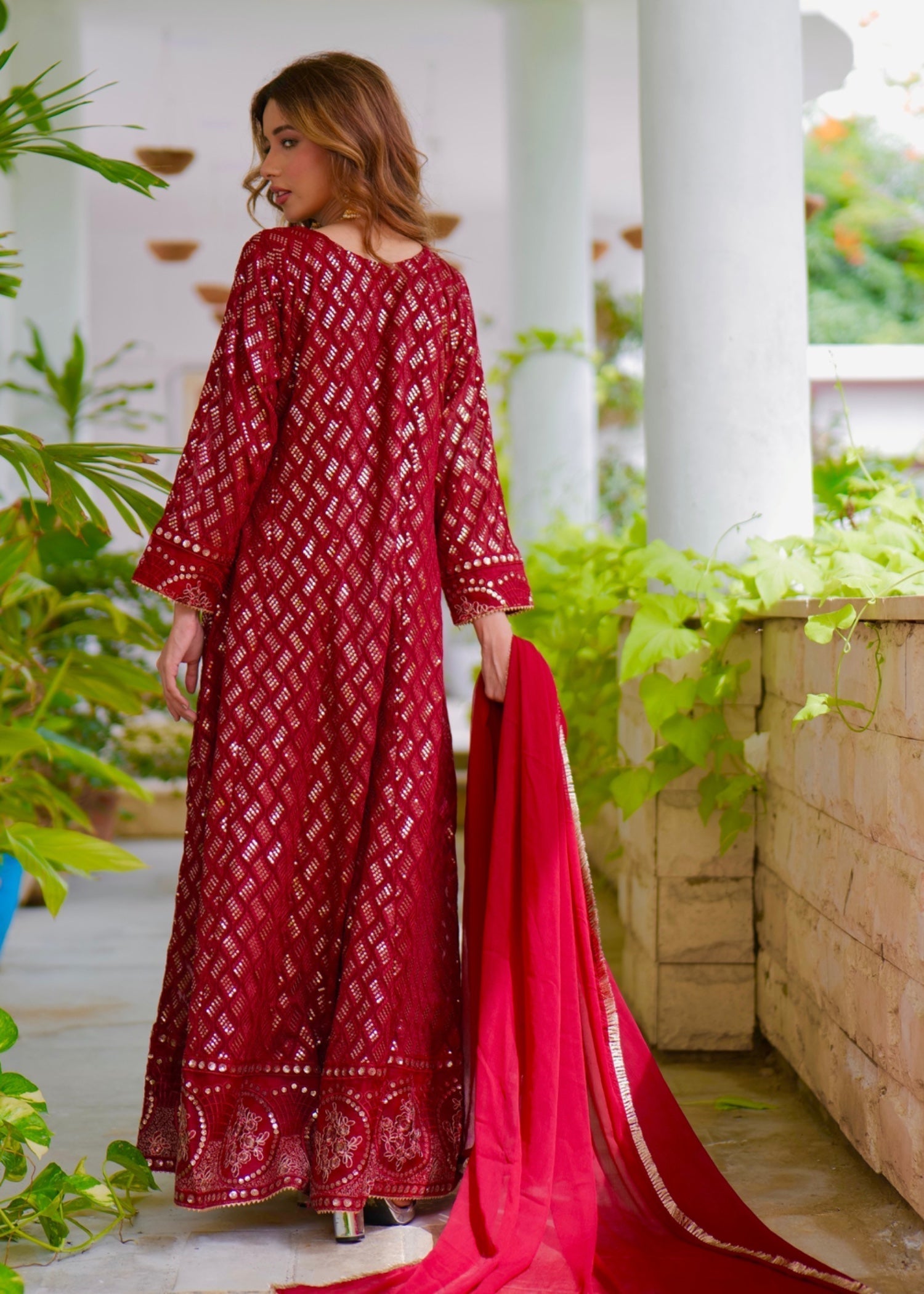 Ethnic By Zohan SITARA Maroon Women 3pcs