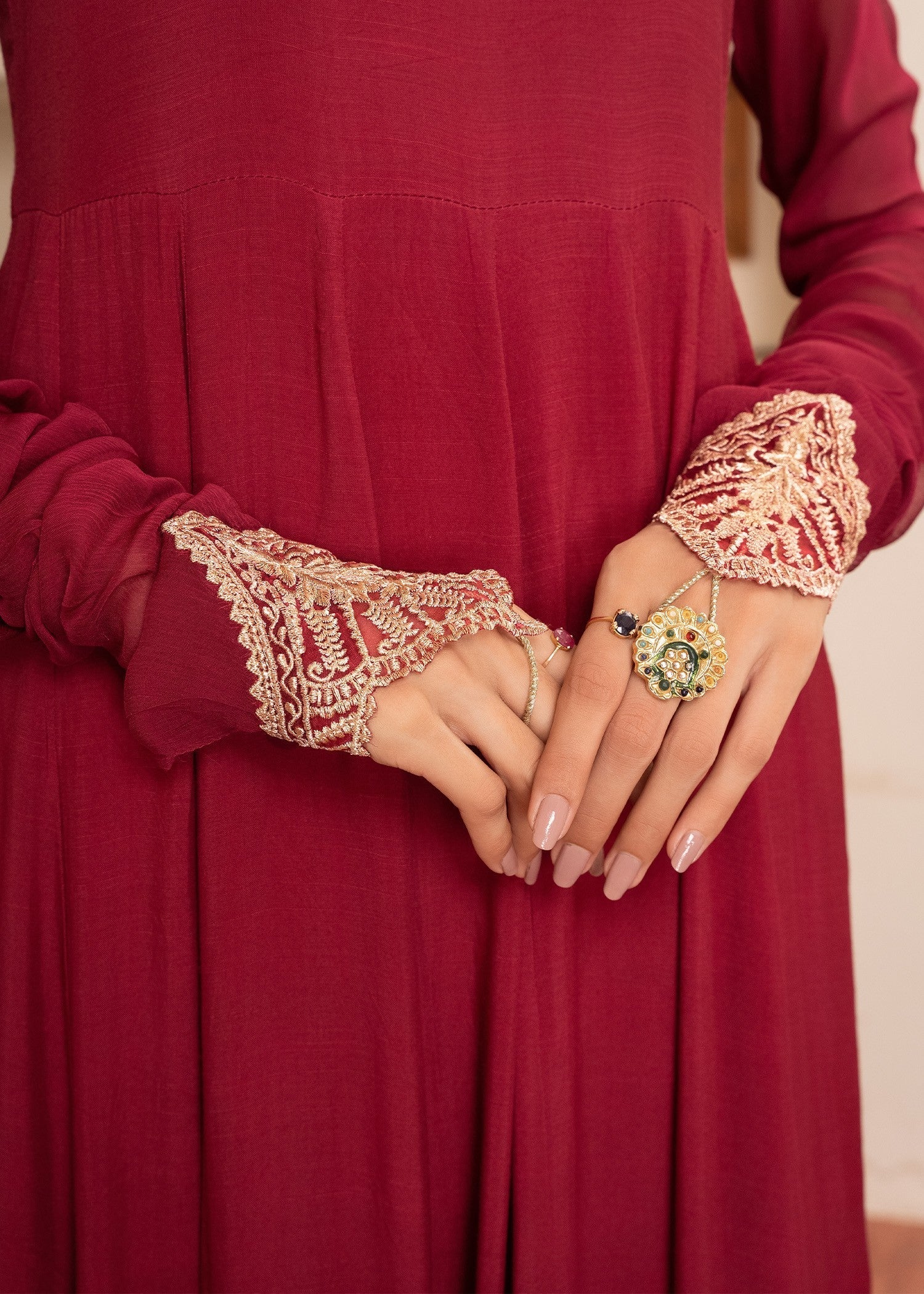 Rang-e-Haya Shama (Red) Women 3pcs