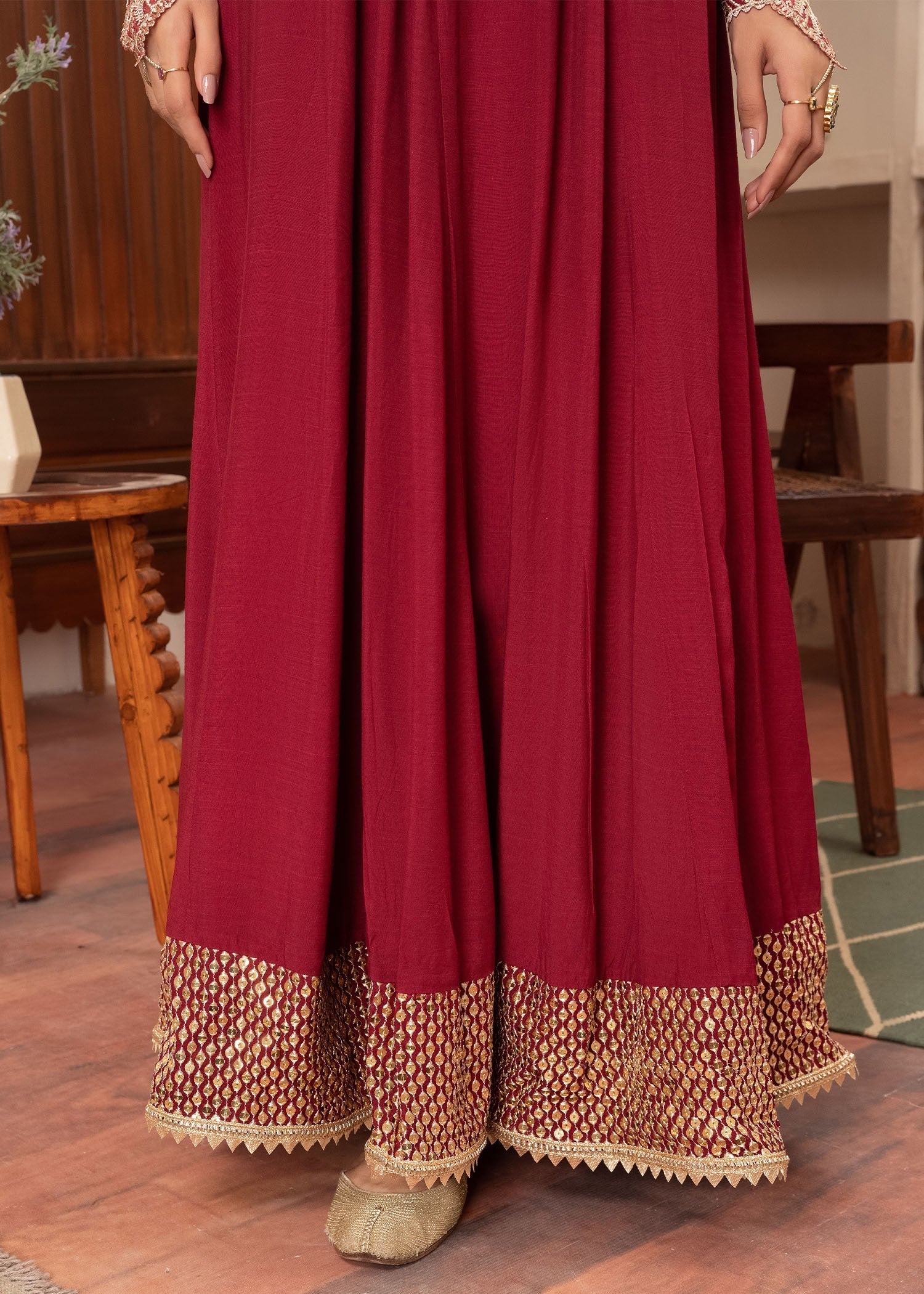 Rang-e-Haya Shama (Red) Women 3pcs