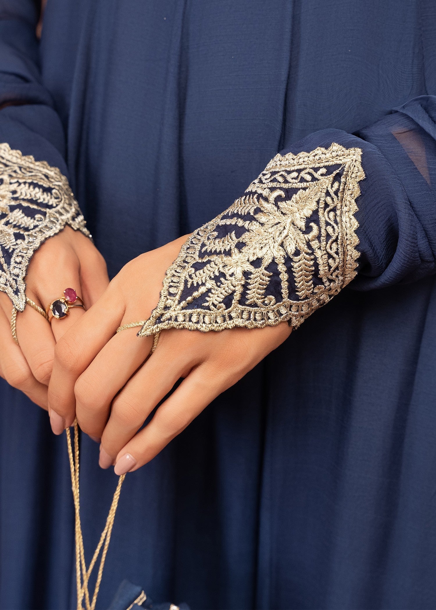 Rang-e-Haya Shama (Royal blue) Women 3pcs