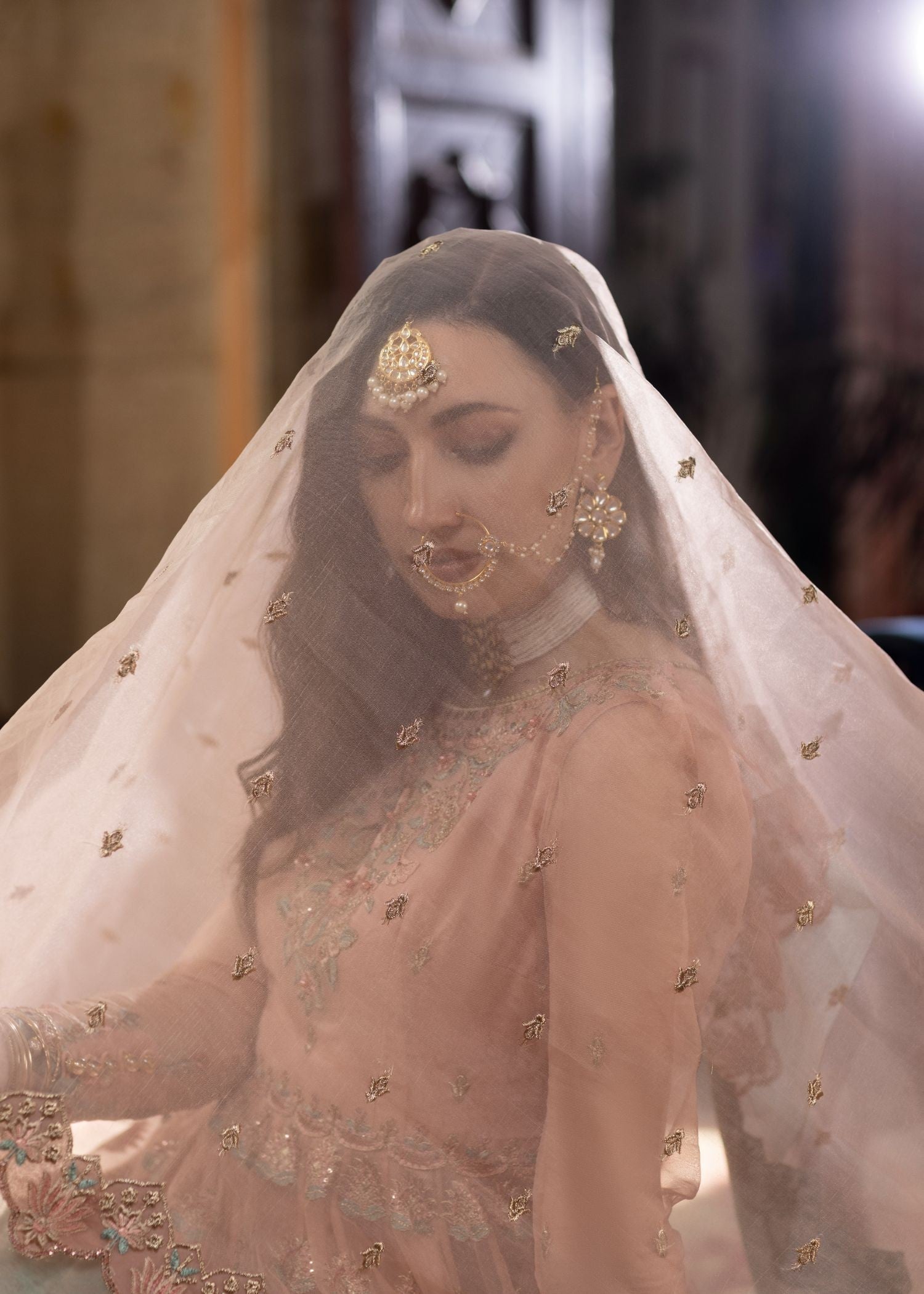 Meem Designs Aanchal Peach 01 Women 4pcs