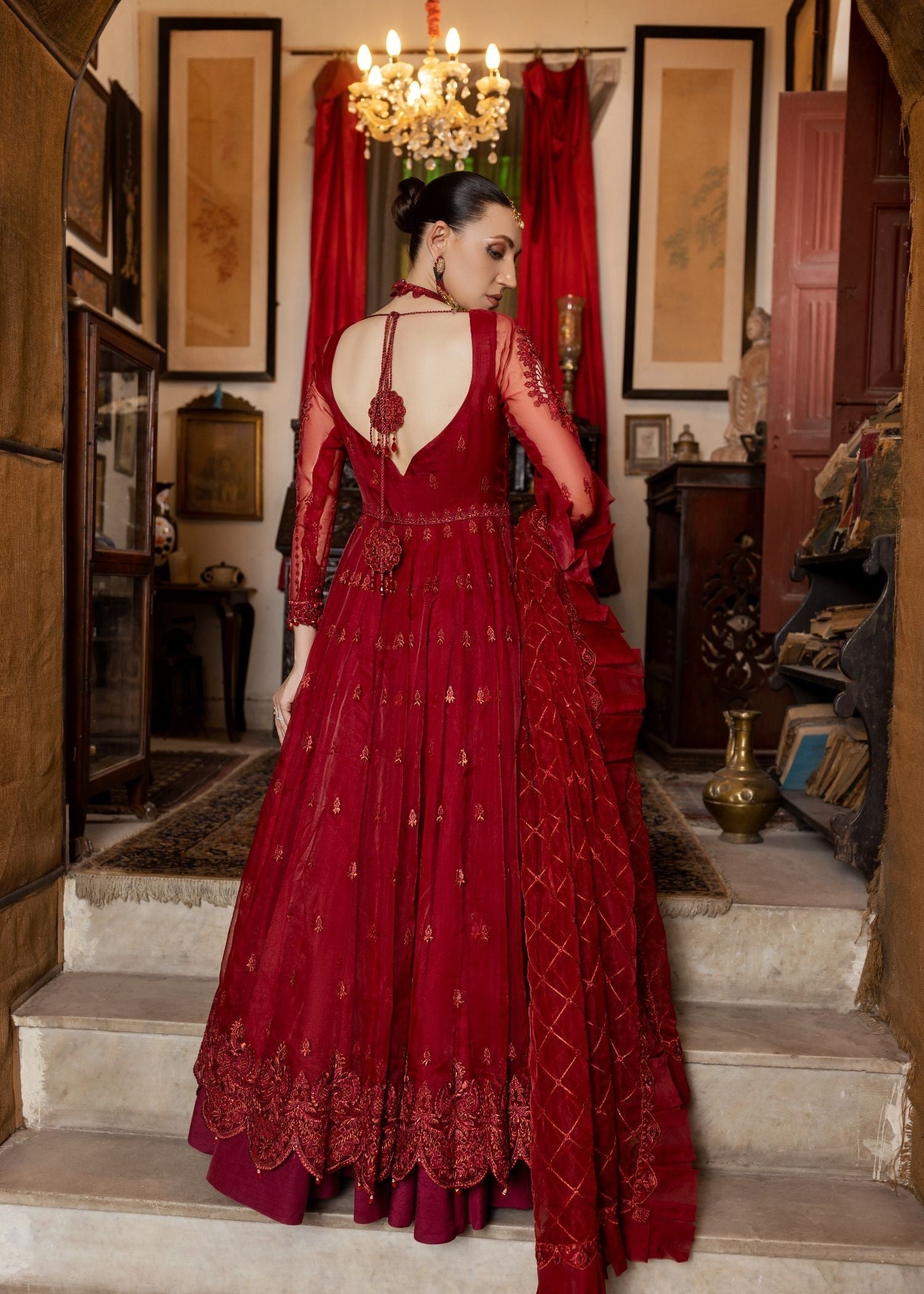 Meem Designs Aanchal Maroon 05 Women 4pcs