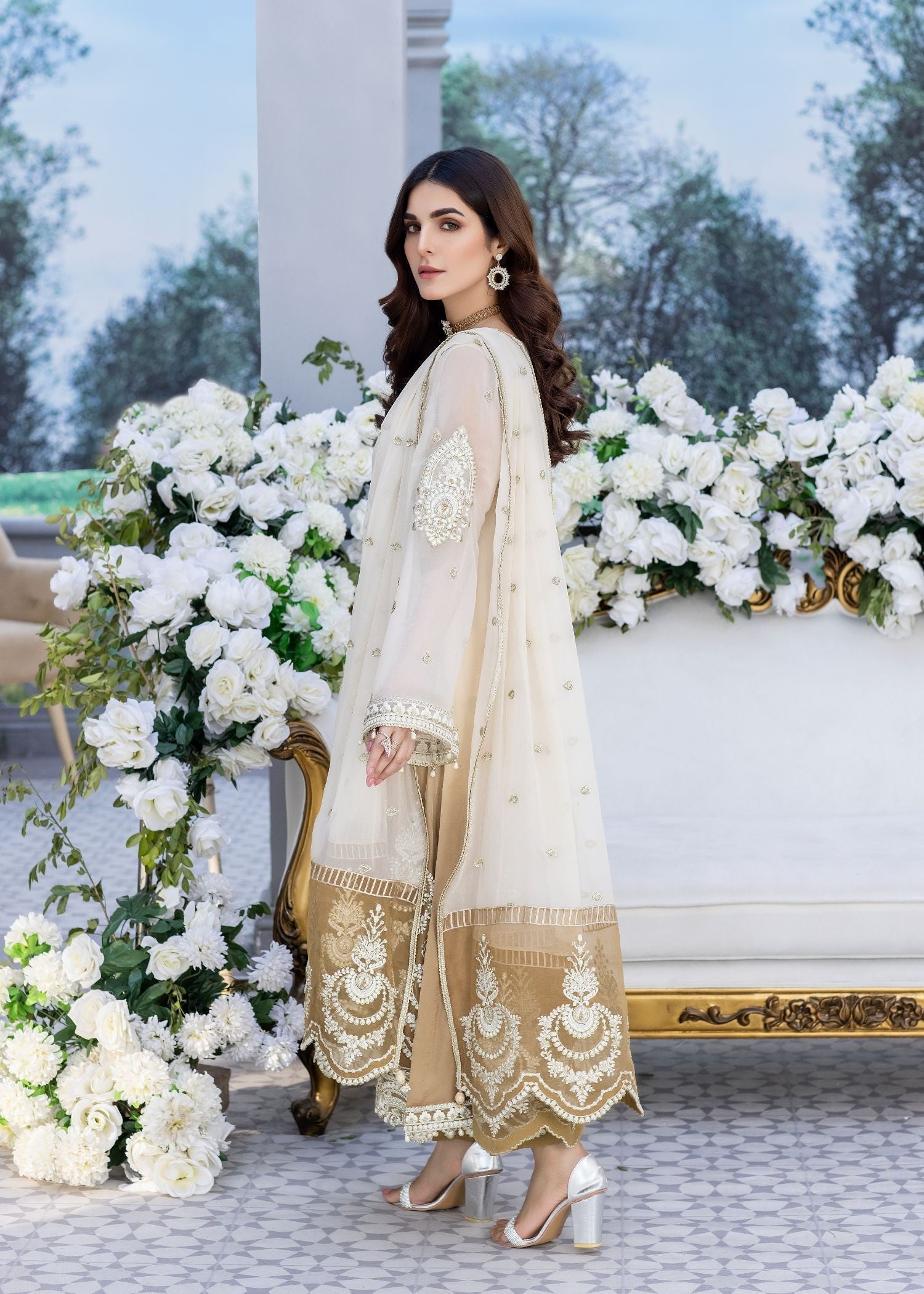 Meem Designs Pure Chiffon Double Shaded MD 03 Women 4pcs