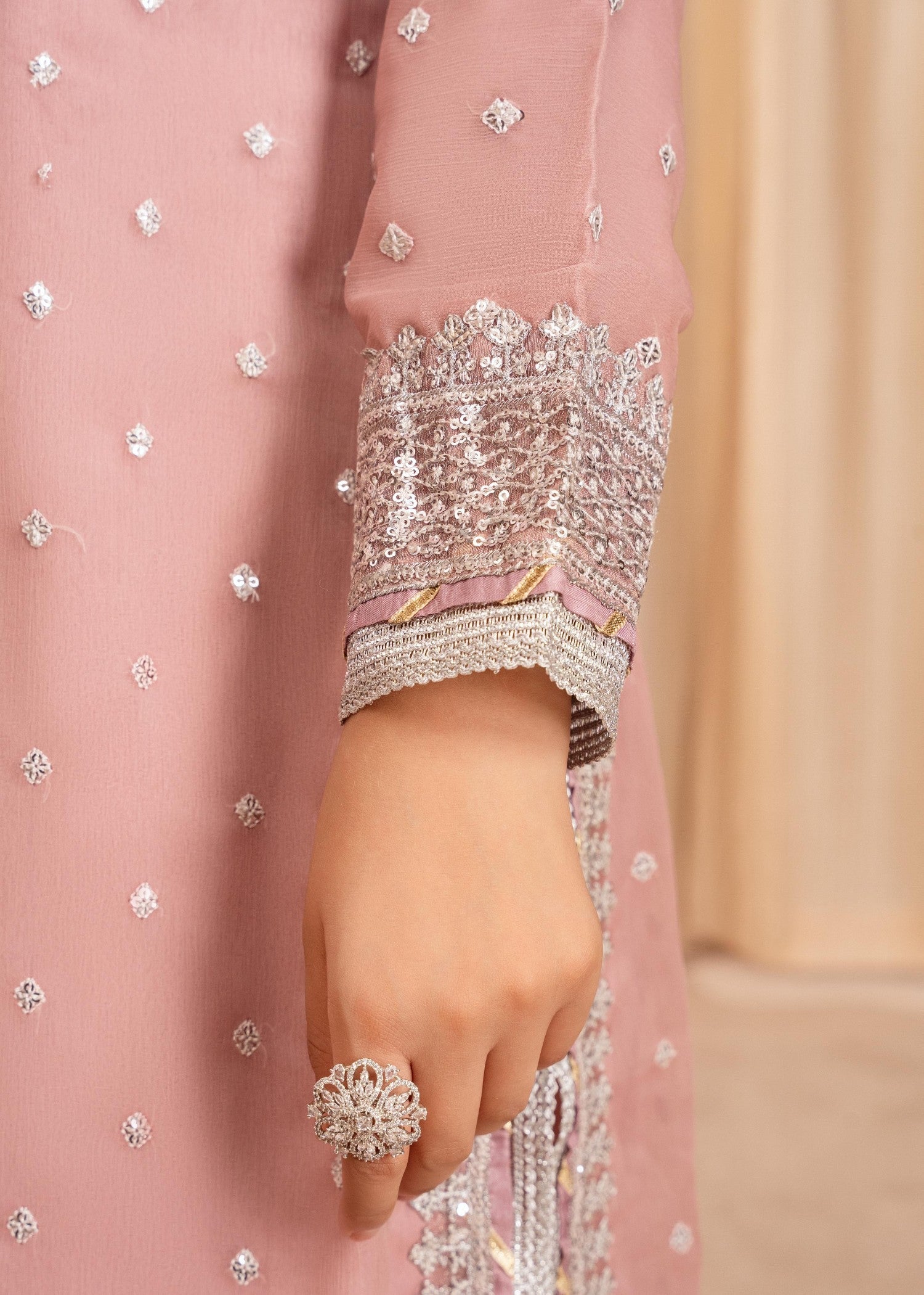 Rangoon Clothing Ranjha Pastel Pink Women 3pcs