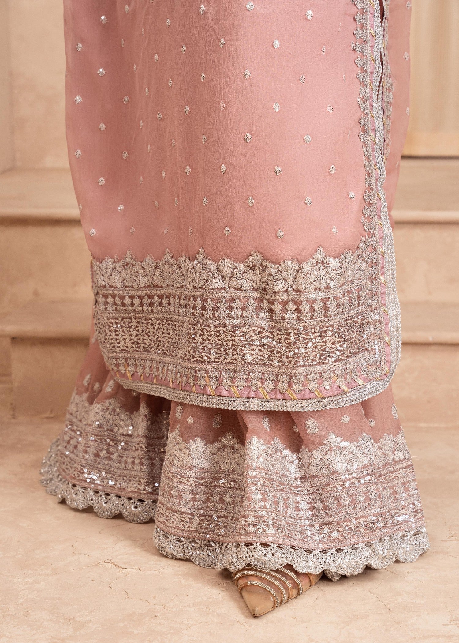 Rangoon Clothing Ranjha Pastel Pink Women 3pcs