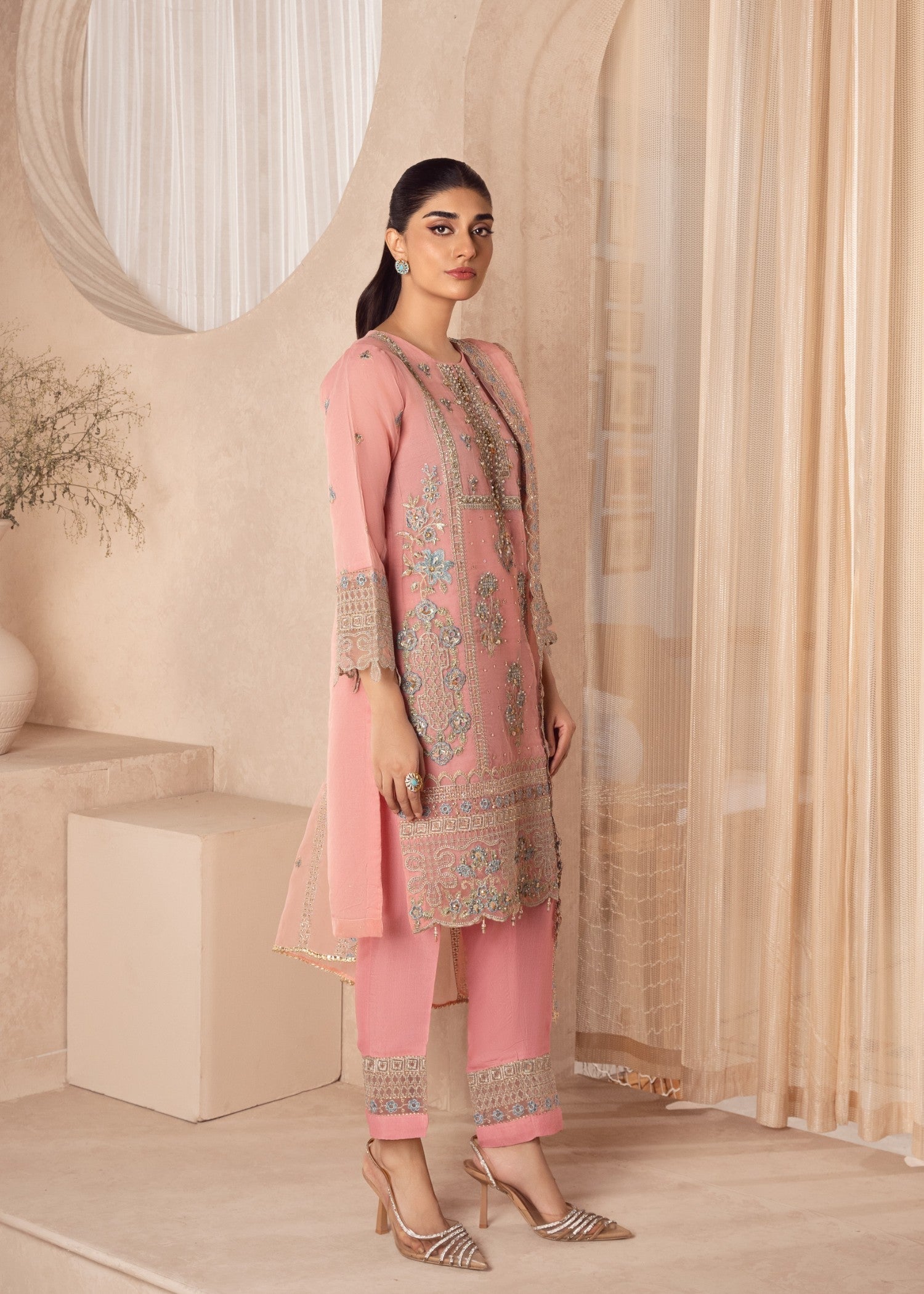 Zebaye Zareen US 571 pastel pink(SB) Women 3pcs