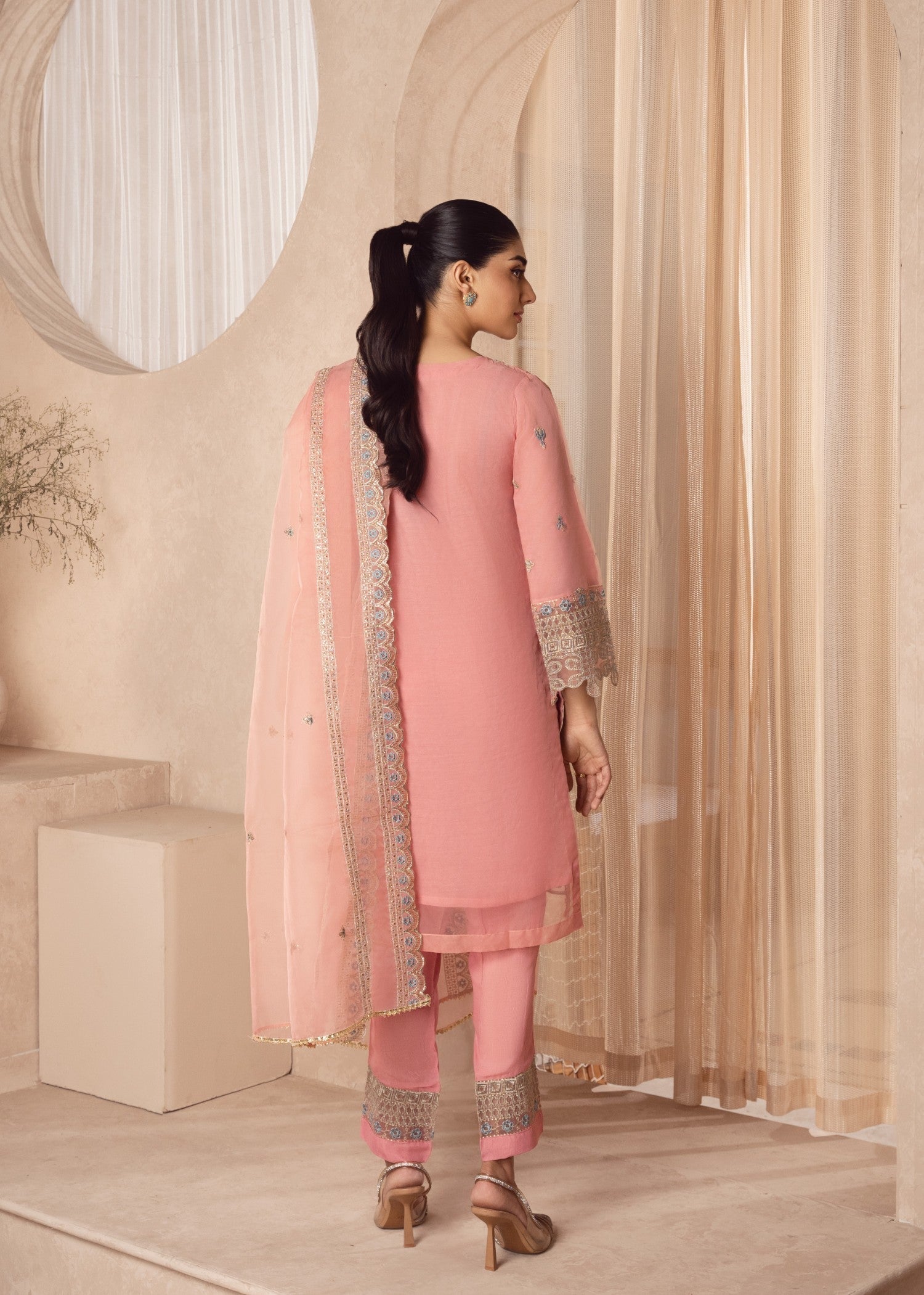 Zebaye Zareen US 571 pastel pink(SB) Women 3pcs