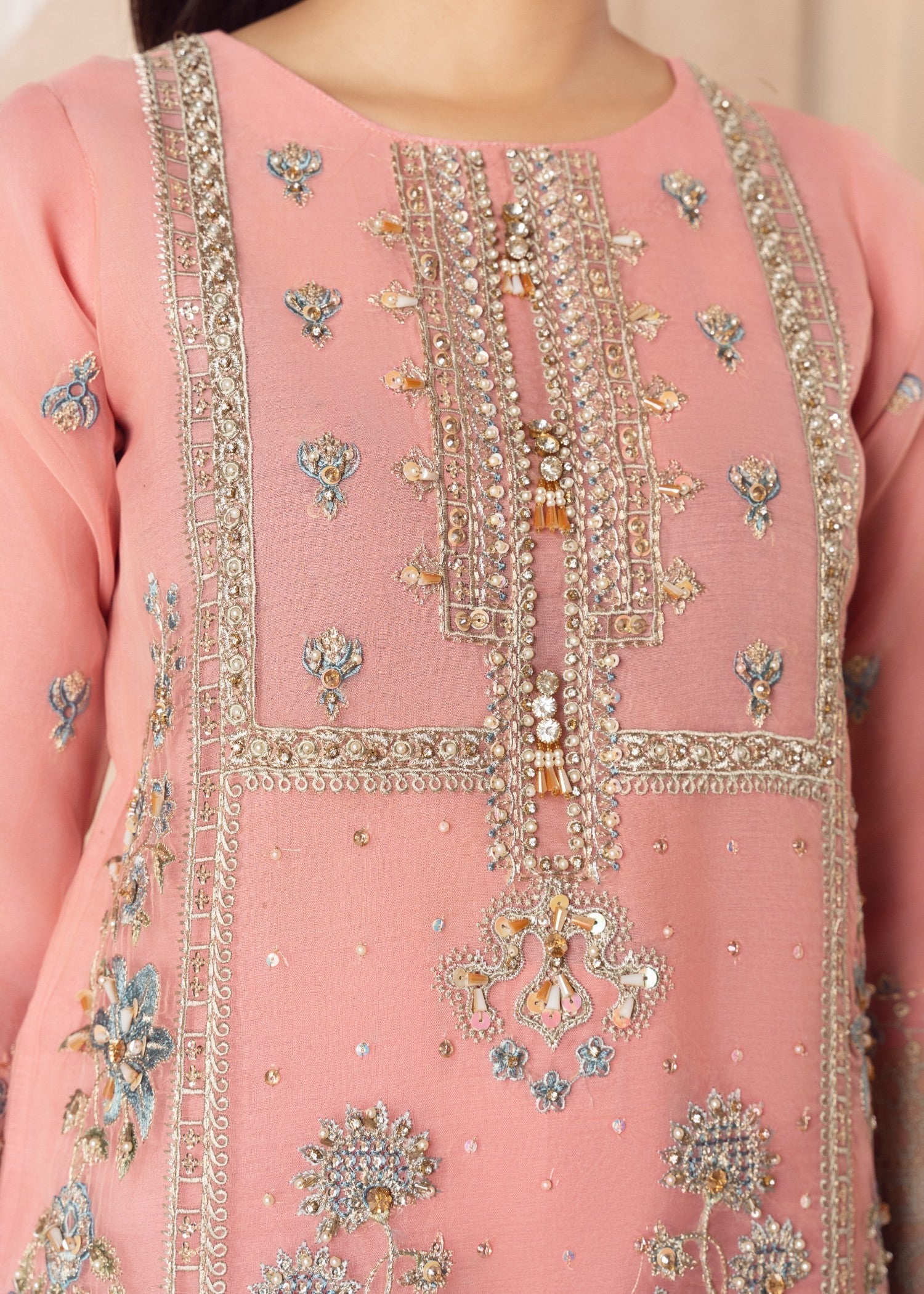 Zebaye Zareen US 571 pastel pink(SB) Women 3pcs