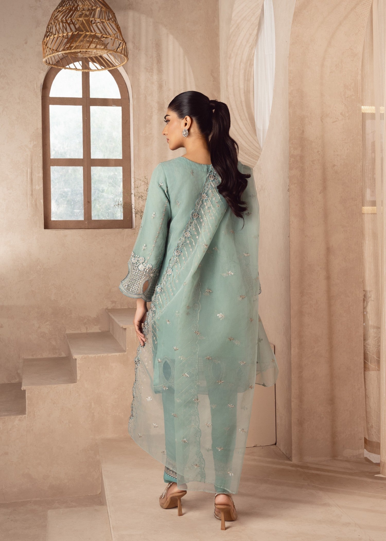 Zebaye Zareen US 587 Light Aqua(SB) Women 3pcs