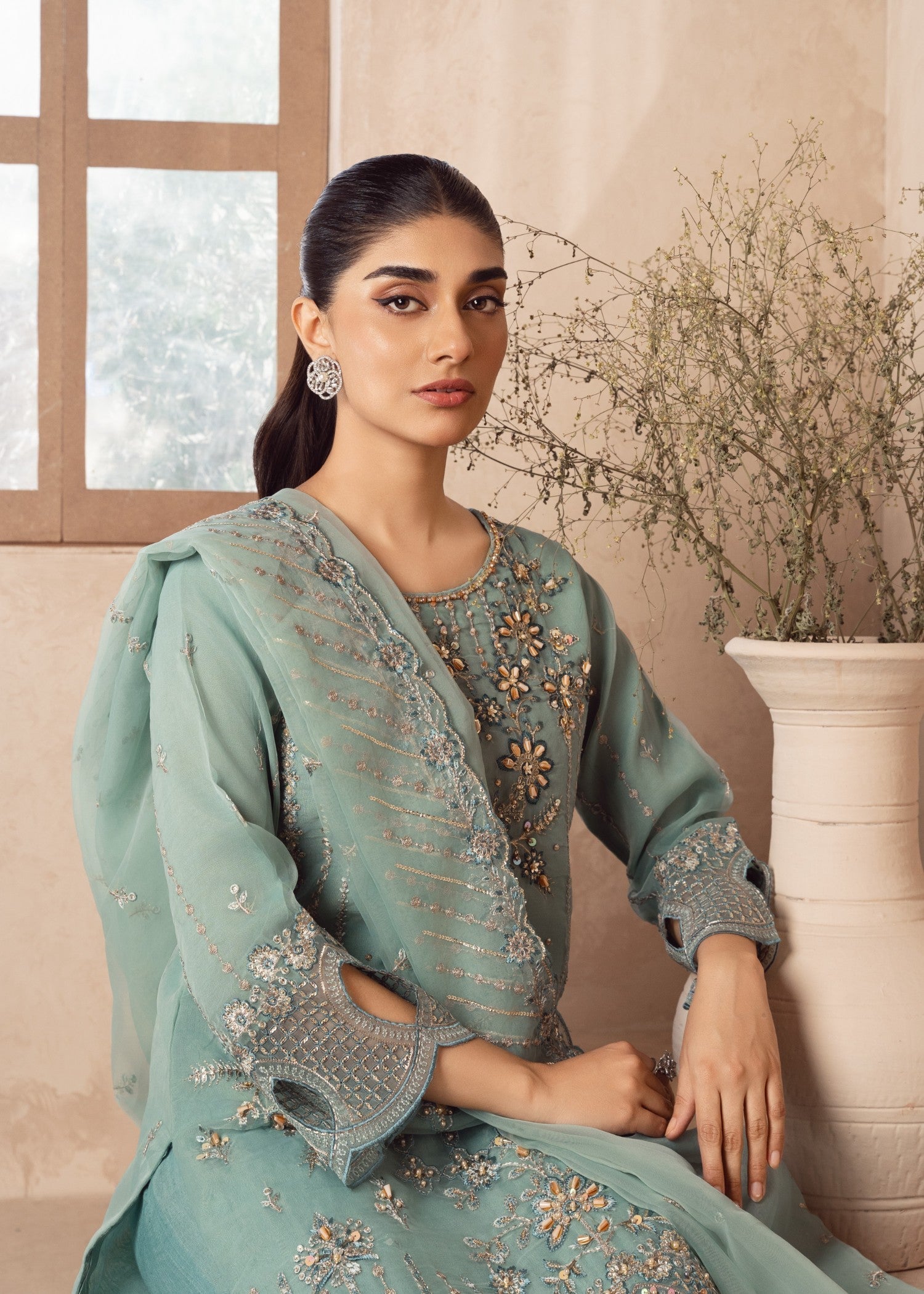 Zebaye Zareen US 587 Light Aqua(SB) Women 3pcs