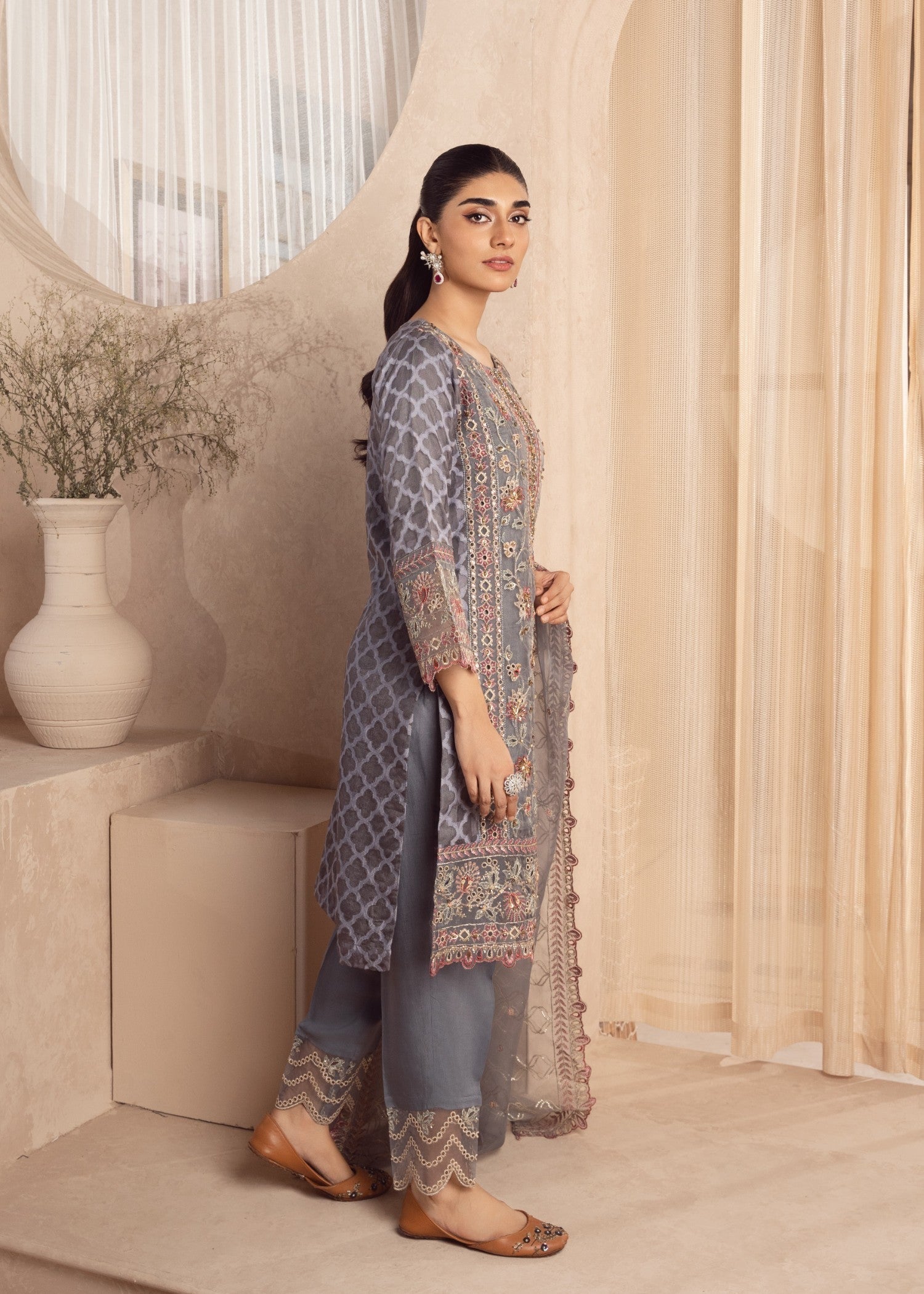 Zebaye Zareen US 519 Slate grey(SB) Women 3pcs