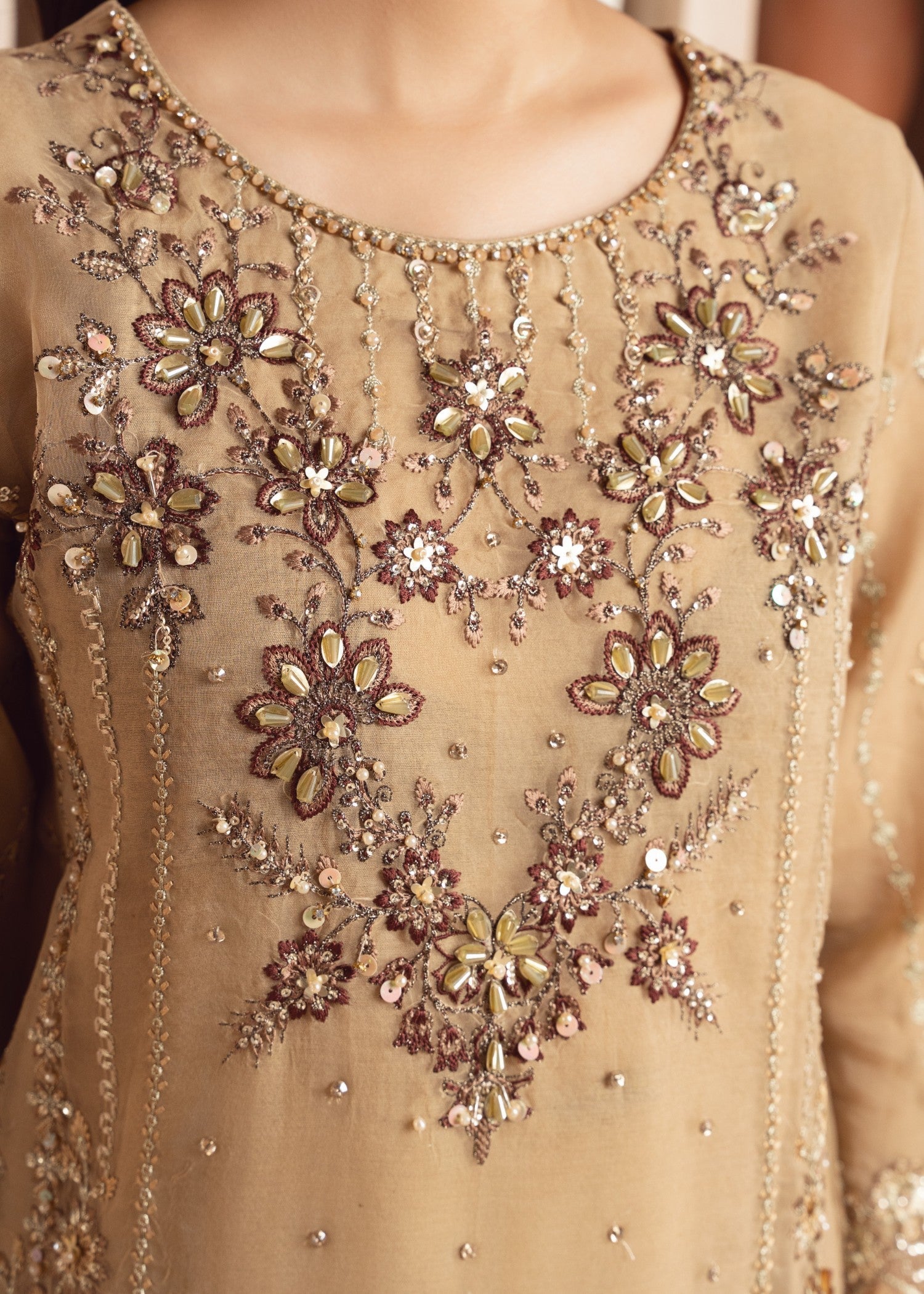 Zebaye Zardozi US 587 Coffee(SB) Women 3pcs