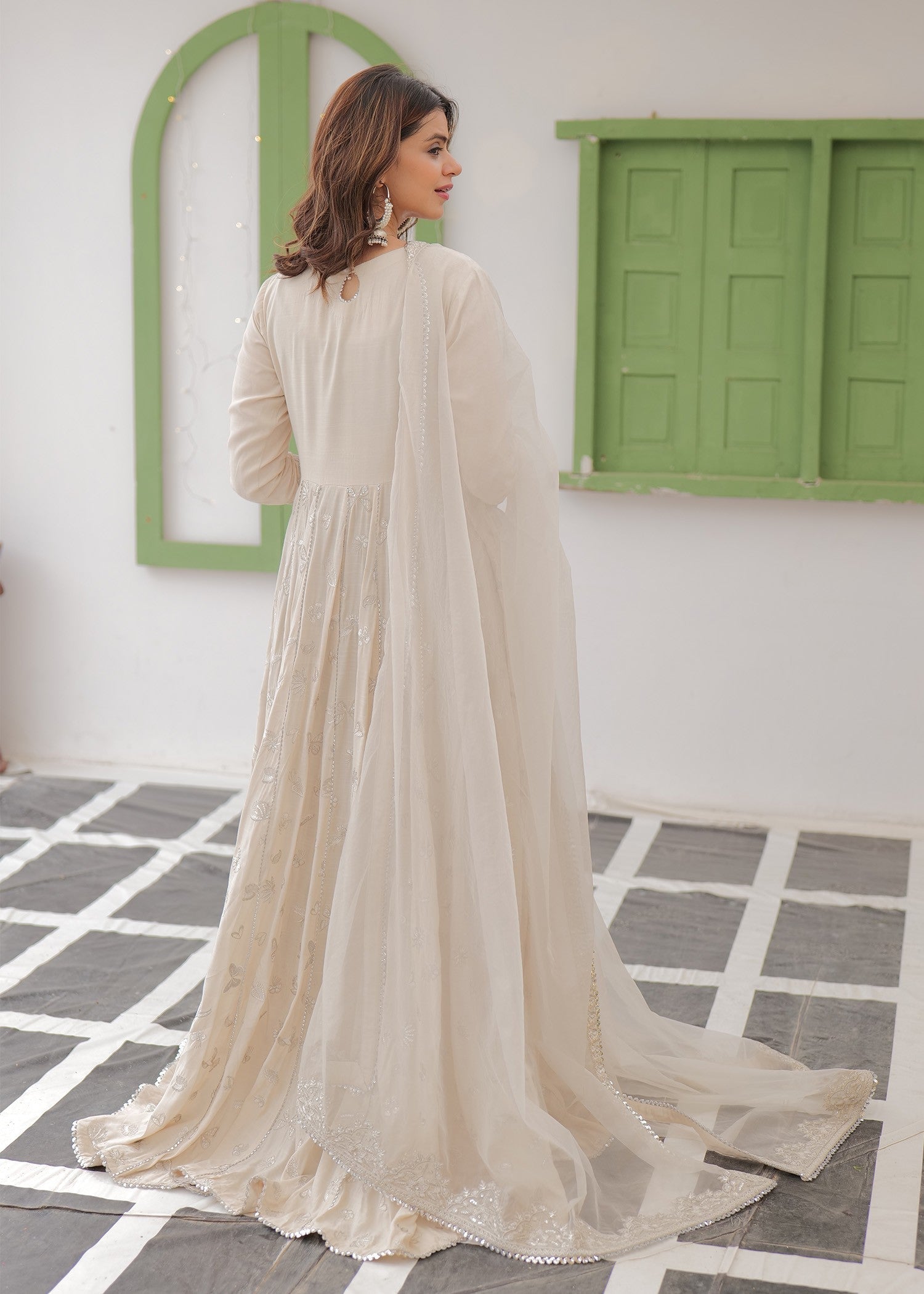 Rang-e-Haya Chand (Ivory) Women 3pcs